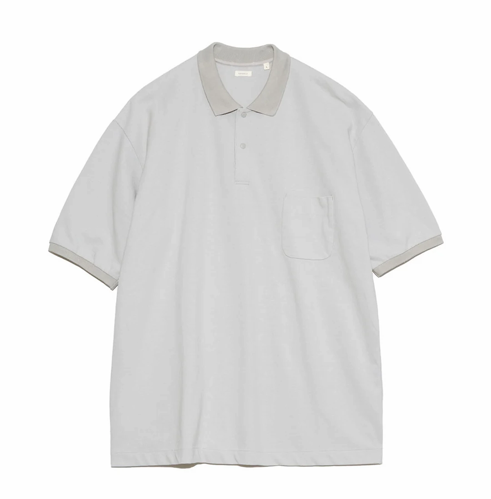 Nanamica Short Sleeve Polo Shirt Light Beige S25SG113U