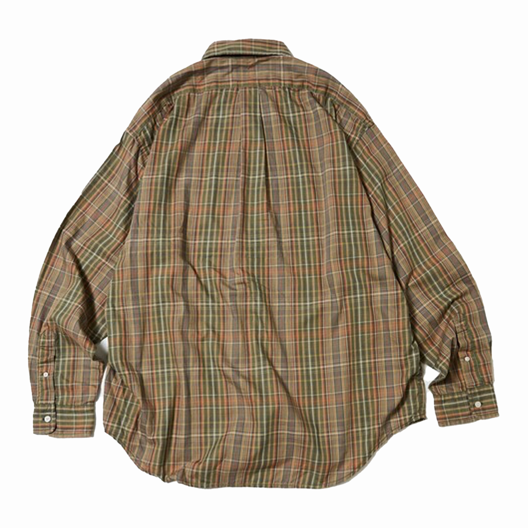 Nautica Japan Washed Twill Check Shirts Beige