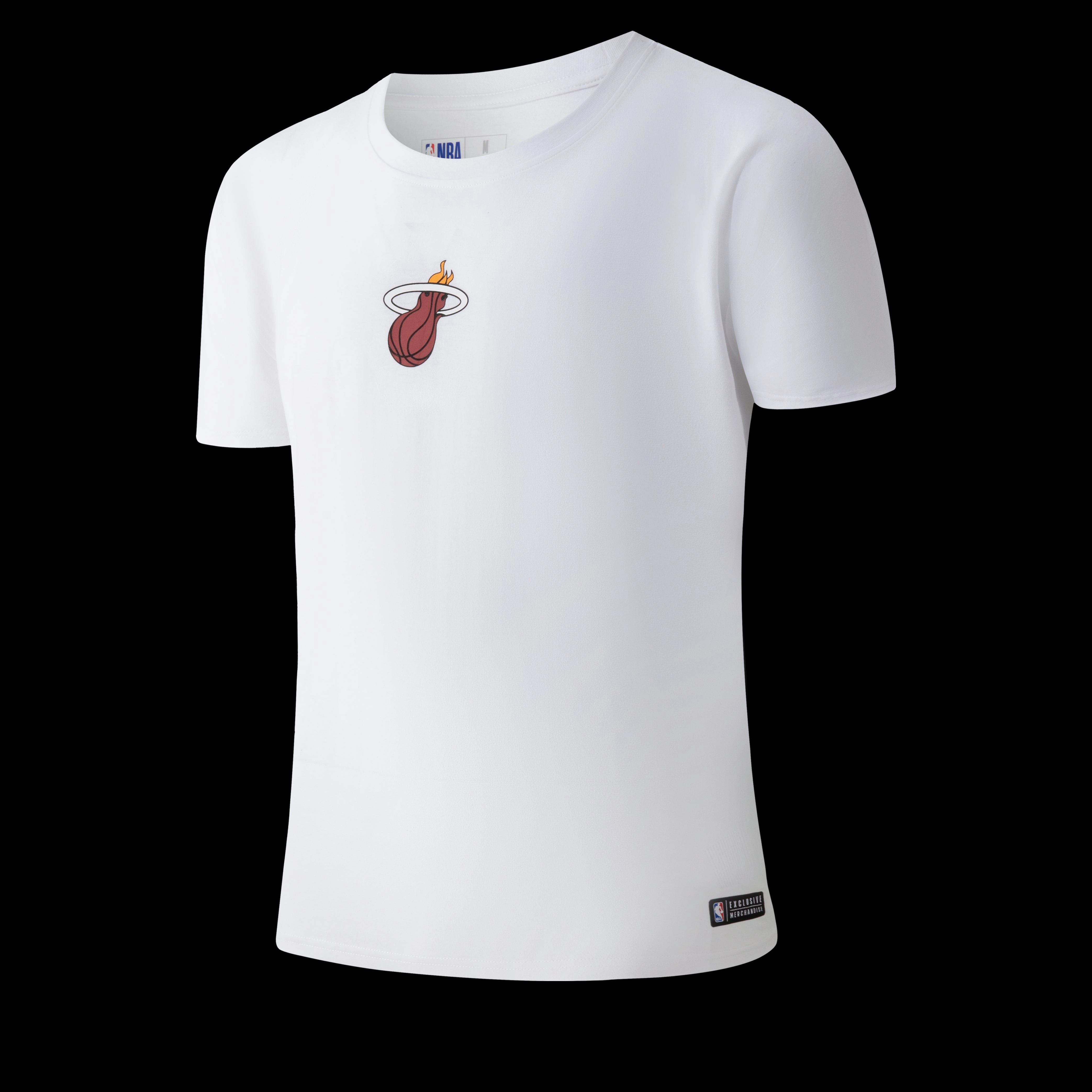 NBA Back Team Print Loose Fit Two Seam T-Shirt - Heat
