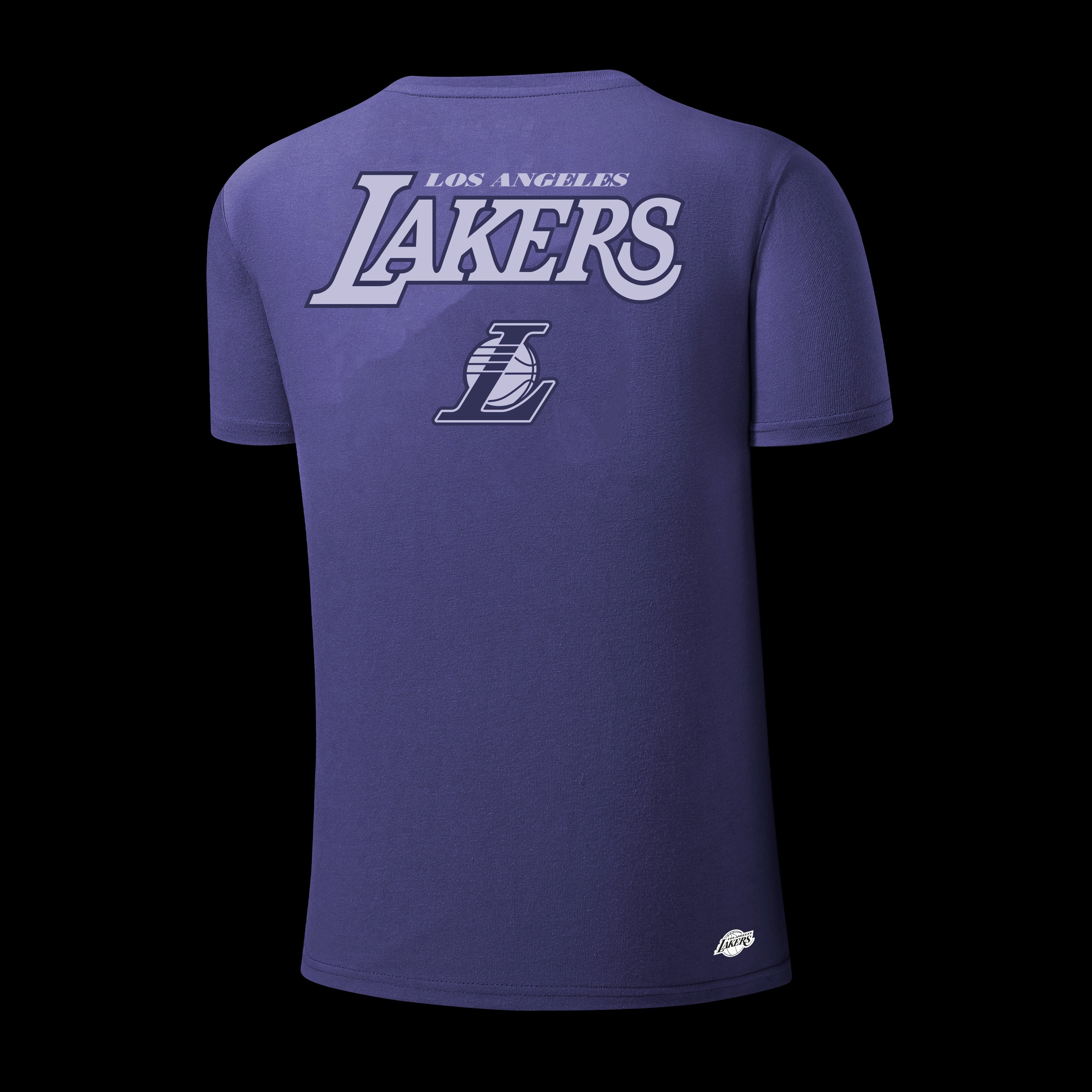 NBA WORDMARK BACK PRINT LOOSE FIT T-SHIRT - Lakers