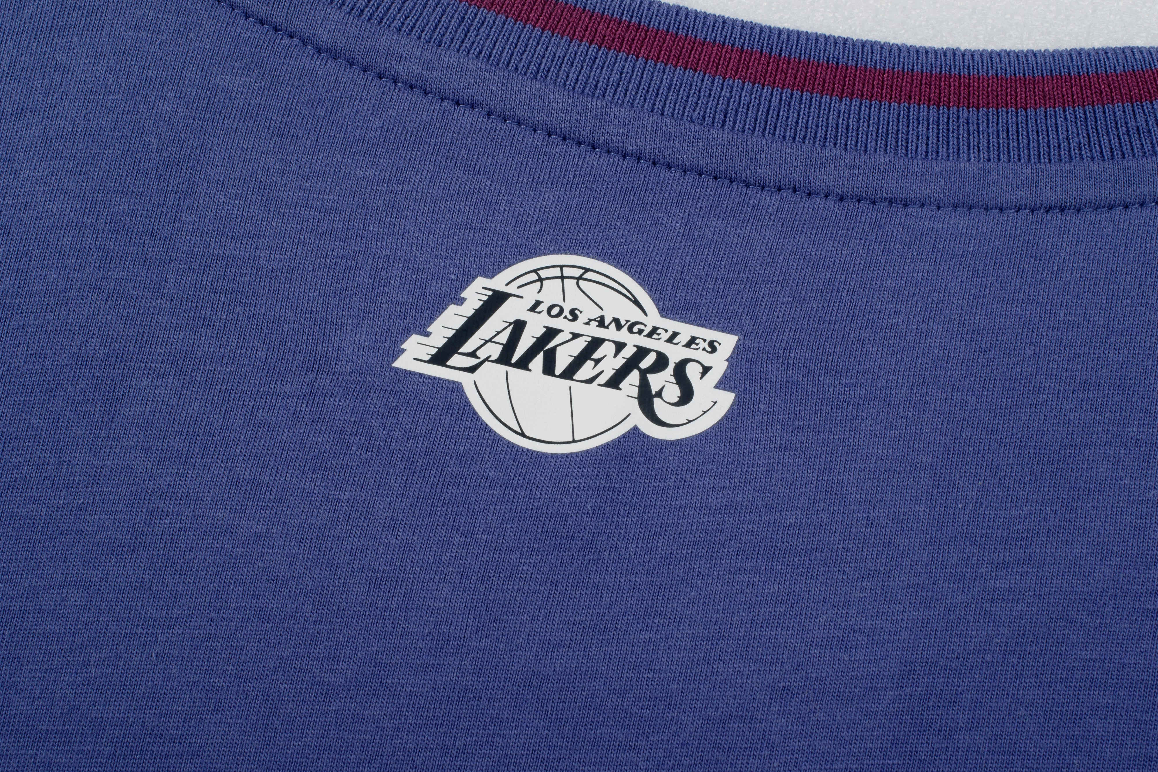 NBA WORDMARK FRONT PRINT CROP TOP SLIM FIT - Lakers