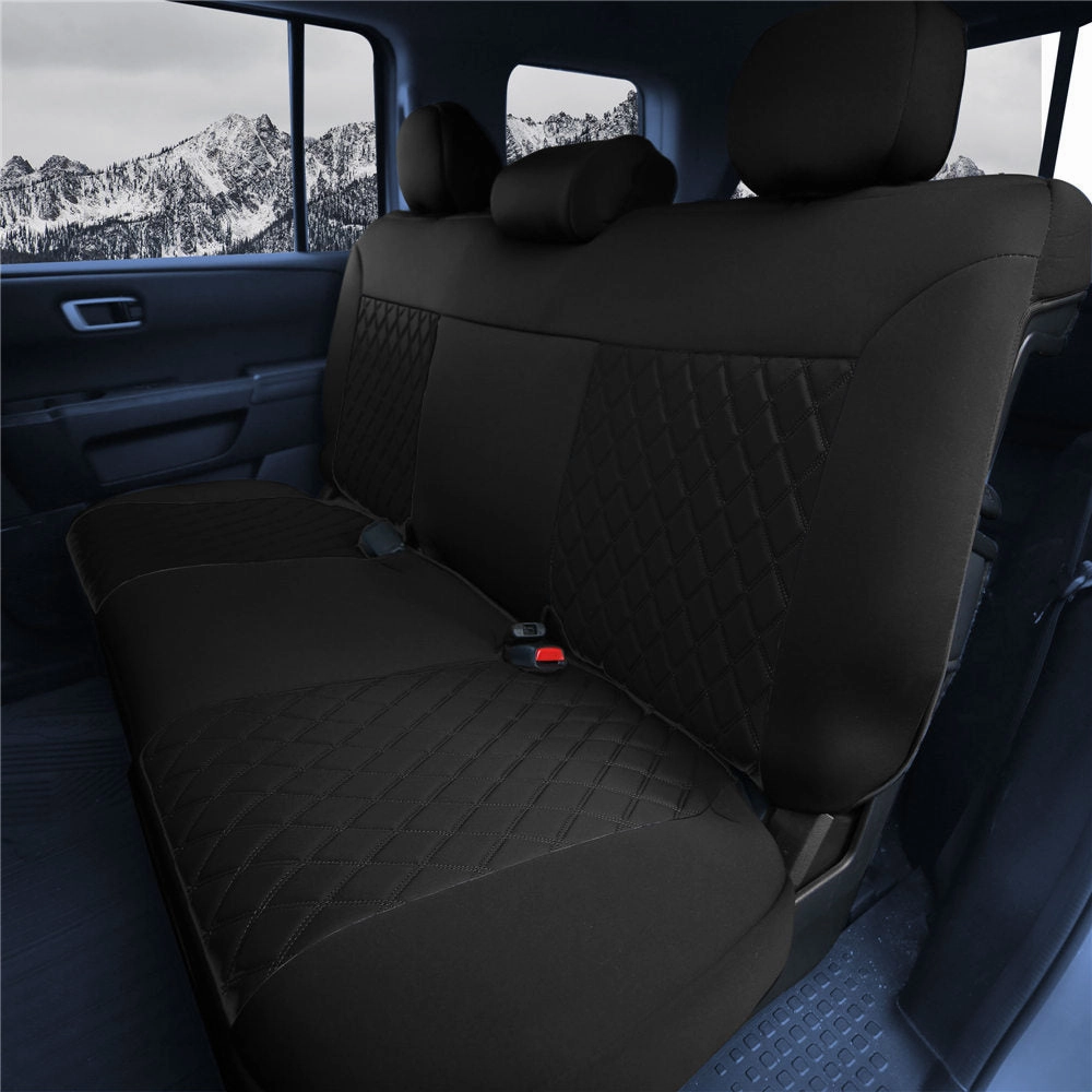 Neosupreme Deluxe Car Seat Cushions for SUV - Rear Black