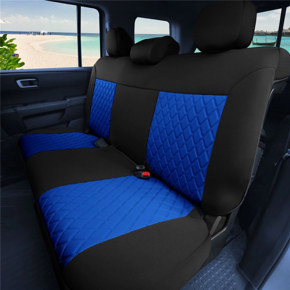Neosupreme Deluxe Car Seat Cushions for SUV - Rear Blue