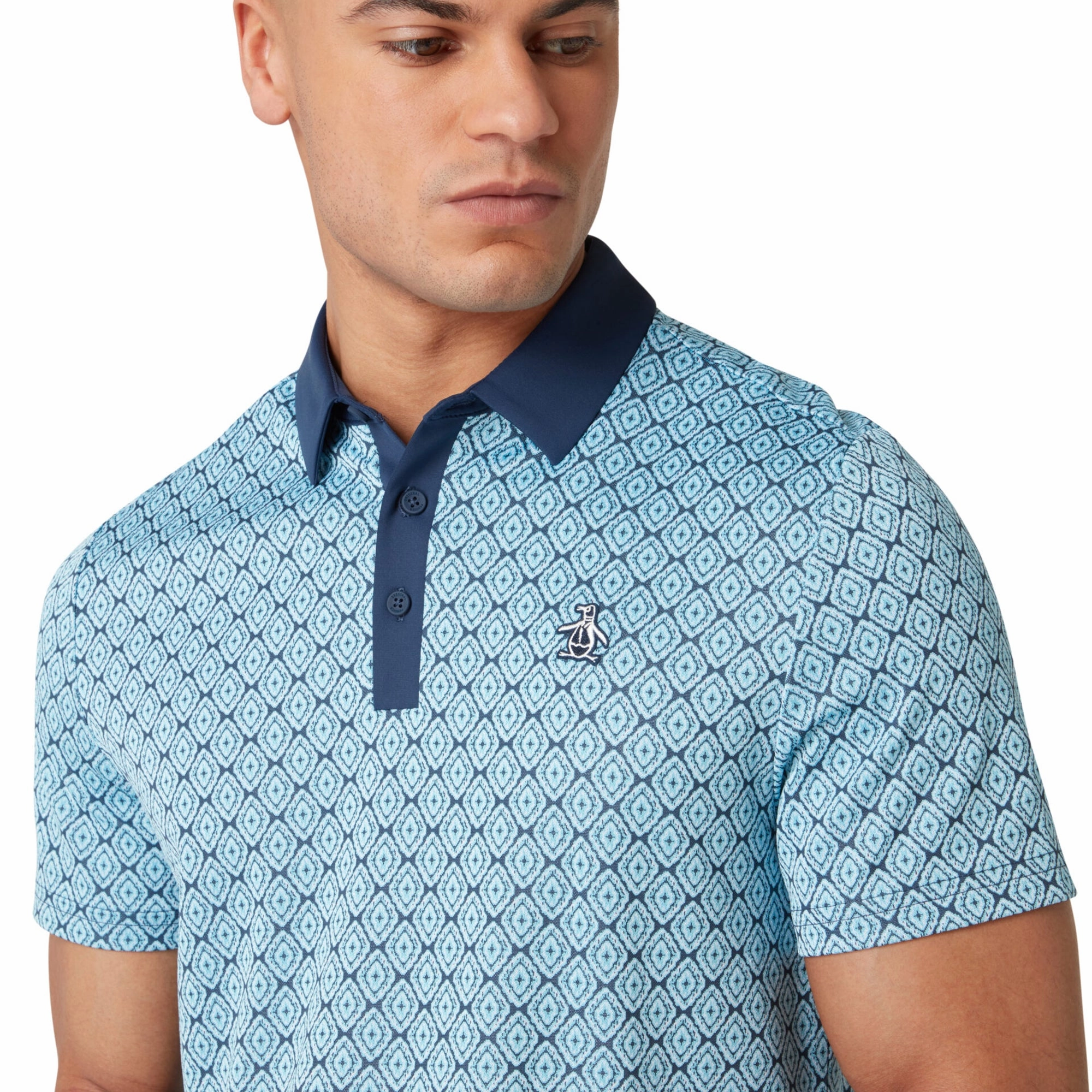 Original Penguin Golf Bohemian Jacquard Polo Shirt