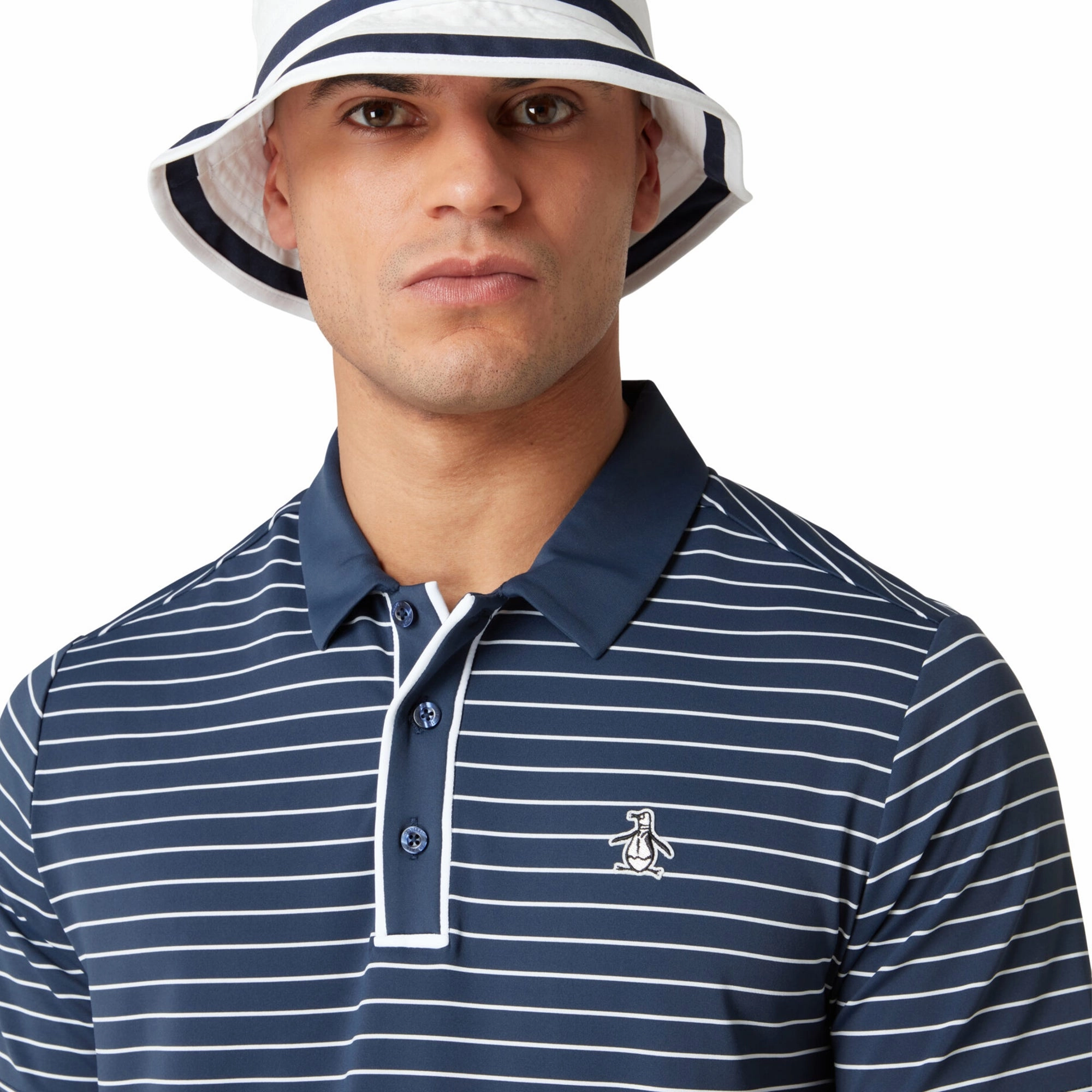 Original Penguin Golf Heritage Stripe Polo Shirt