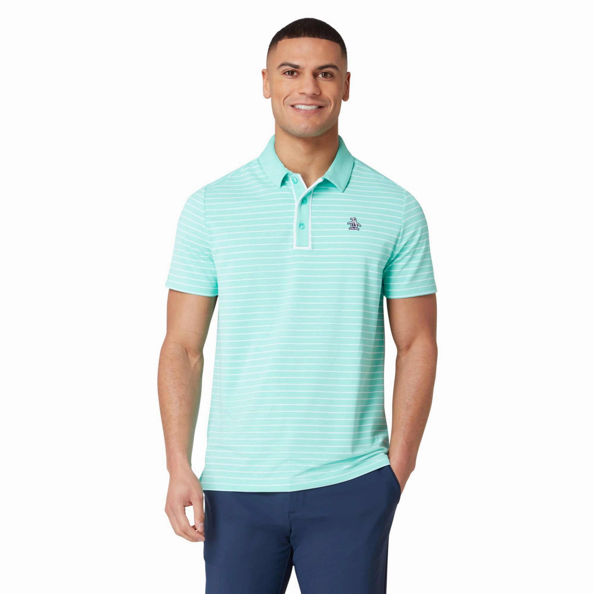 Original Penguin Golf Heritage Stripe Polo Shirt