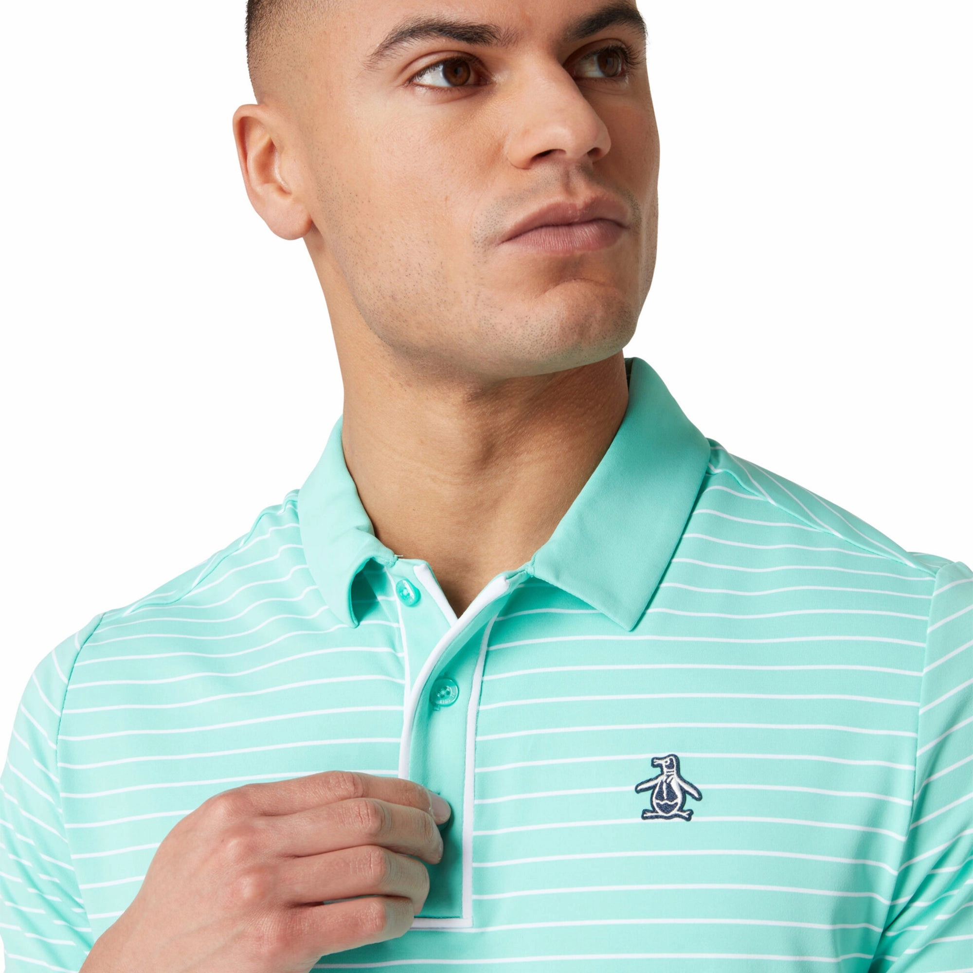 Original Penguin Golf Heritage Stripe Polo Shirt