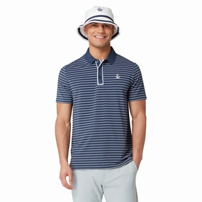 Original Penguin Golf Heritage Stripe Polo Shirt
