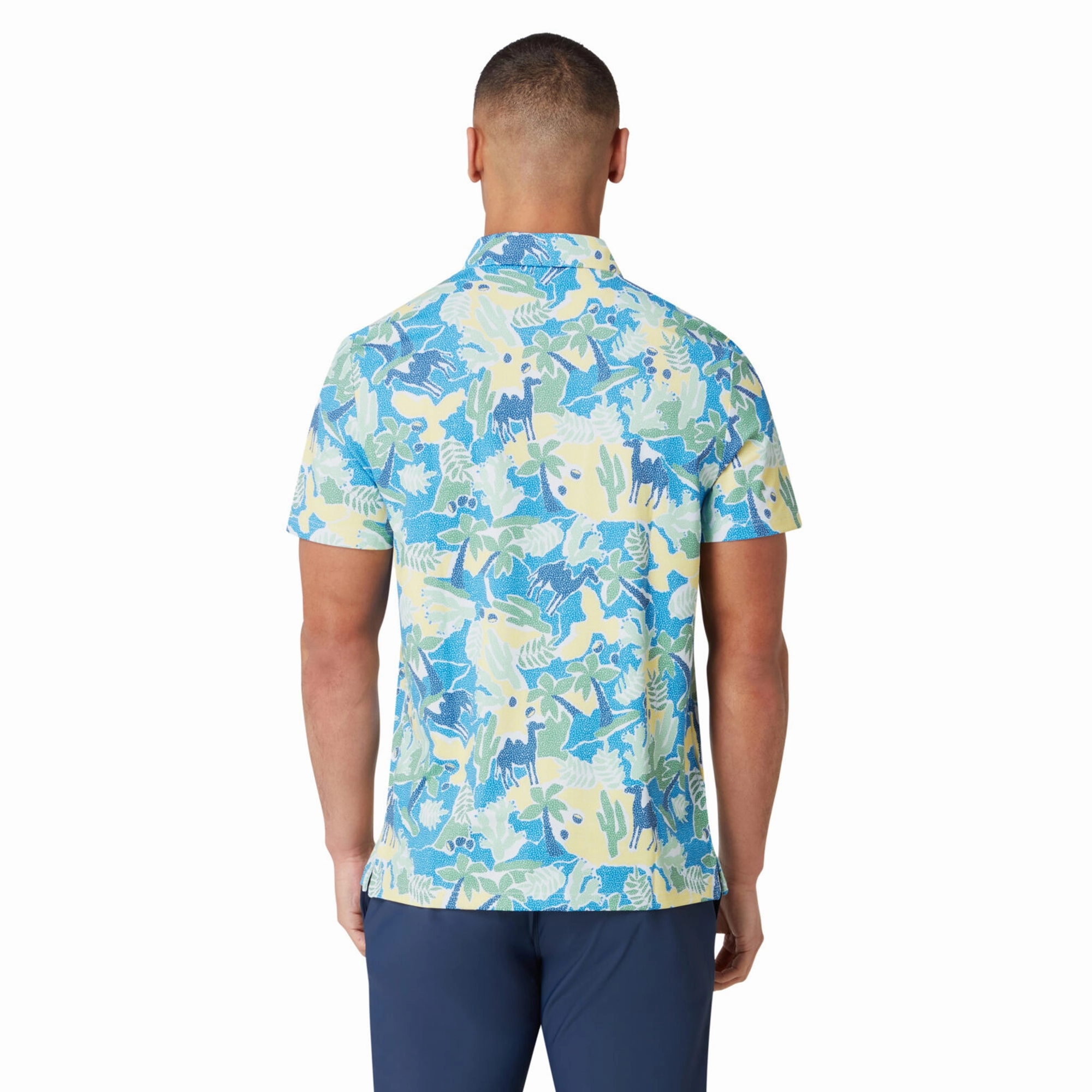 Original Penguin Golf Ibiza Earl Print Polo Shirt