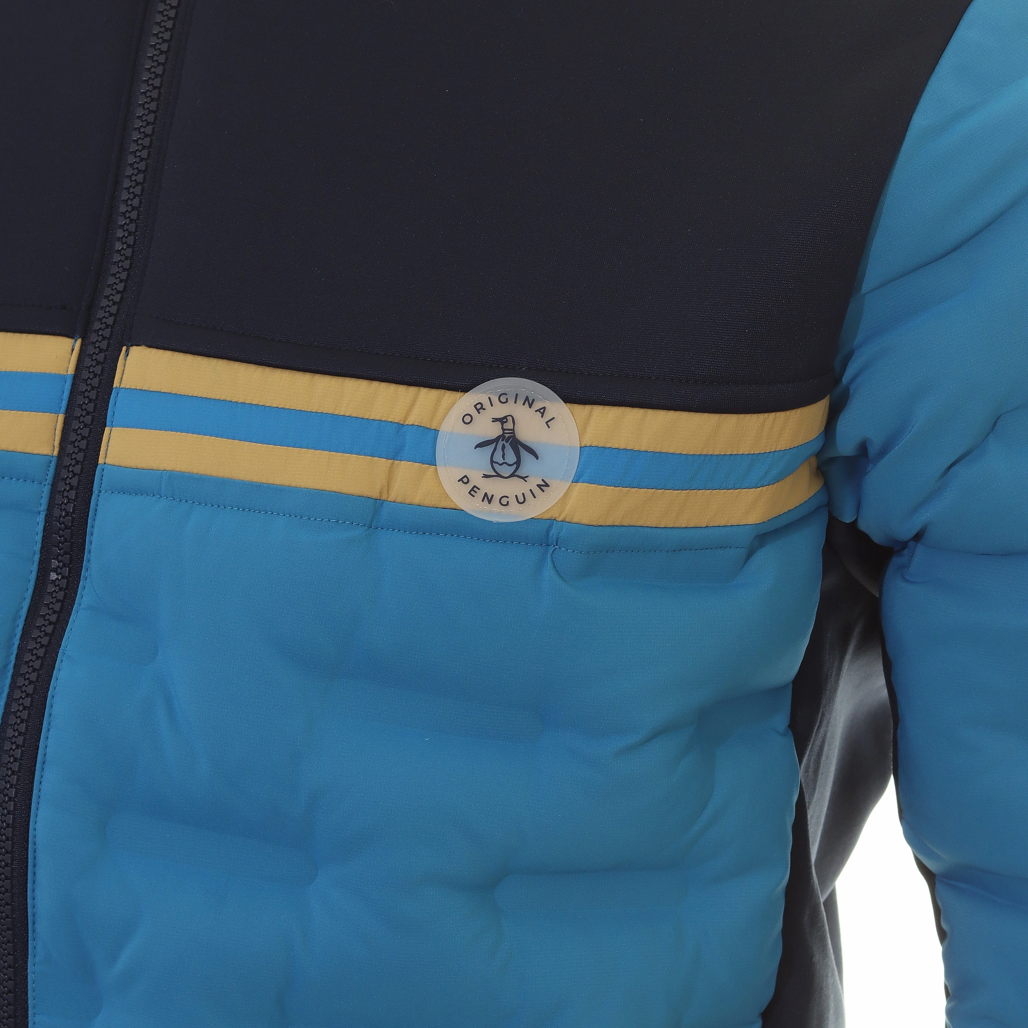 Original Penguin Golf Insulated Mixed Media 80's Jacket