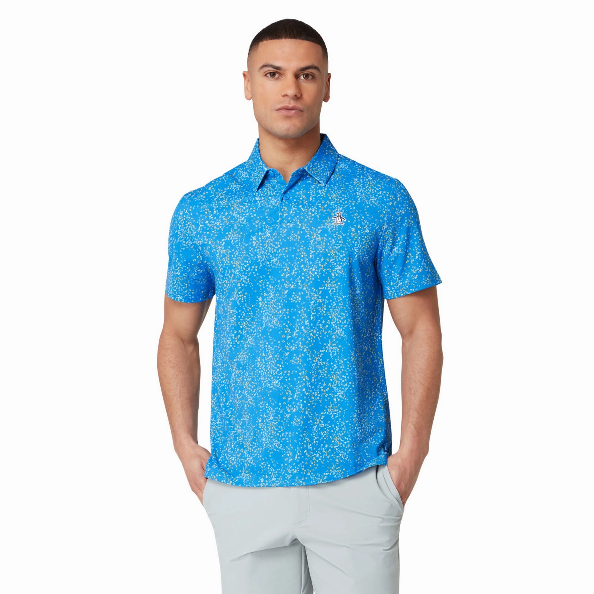 Original Penguin Golf Micro Abstract Polo Shirt