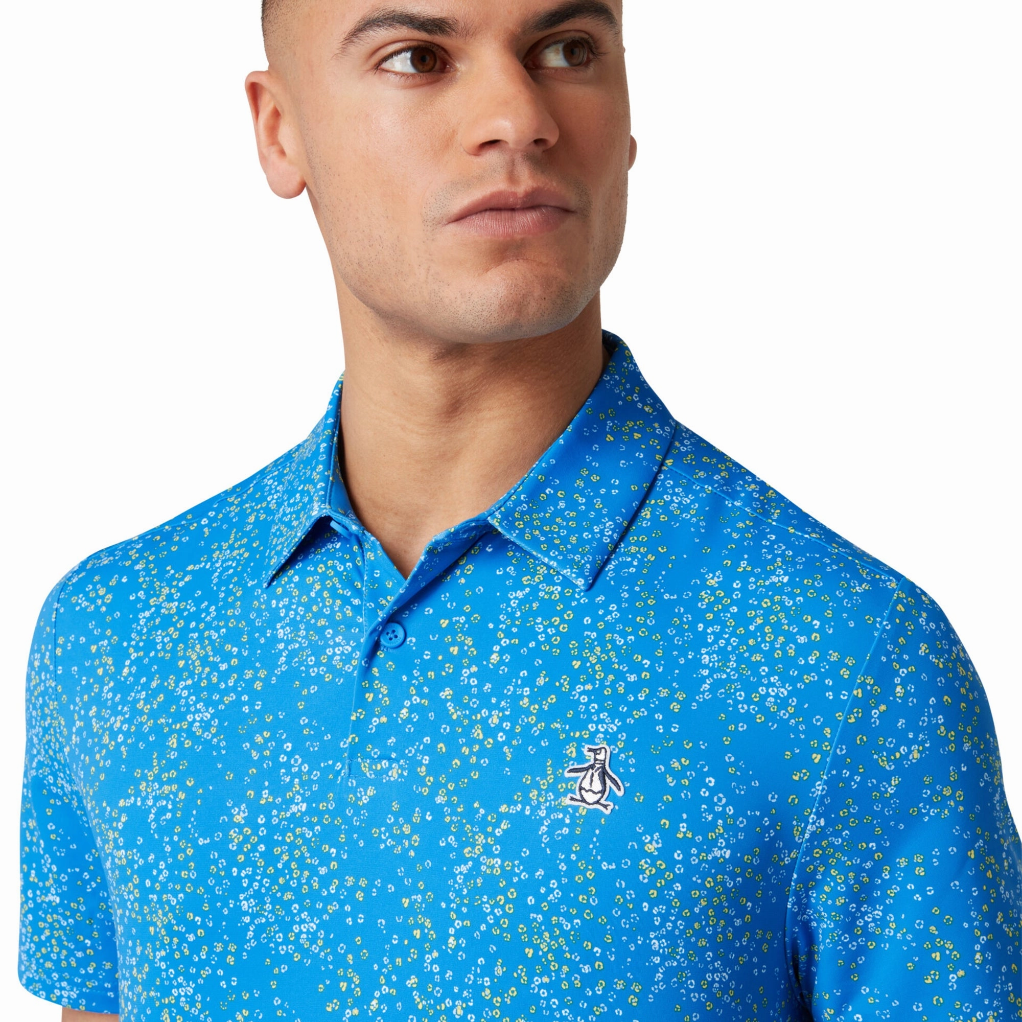 Original Penguin Golf Micro Abstract Polo Shirt