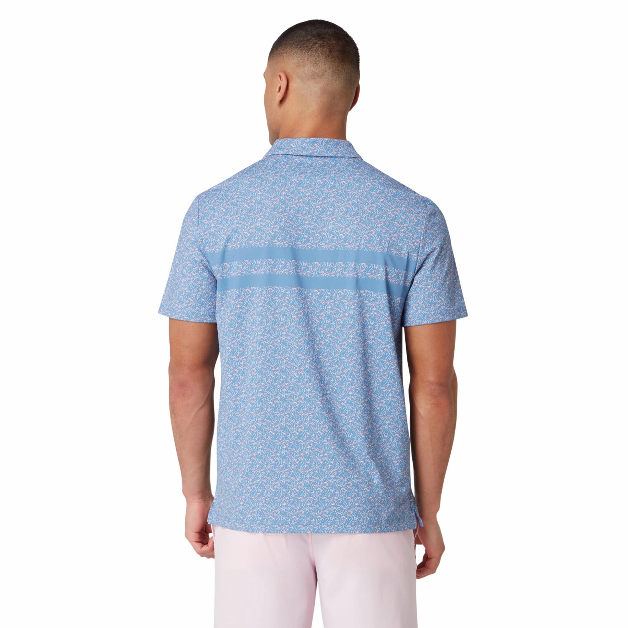 Original Penguin Golf Novelty Striped Polo Shirt