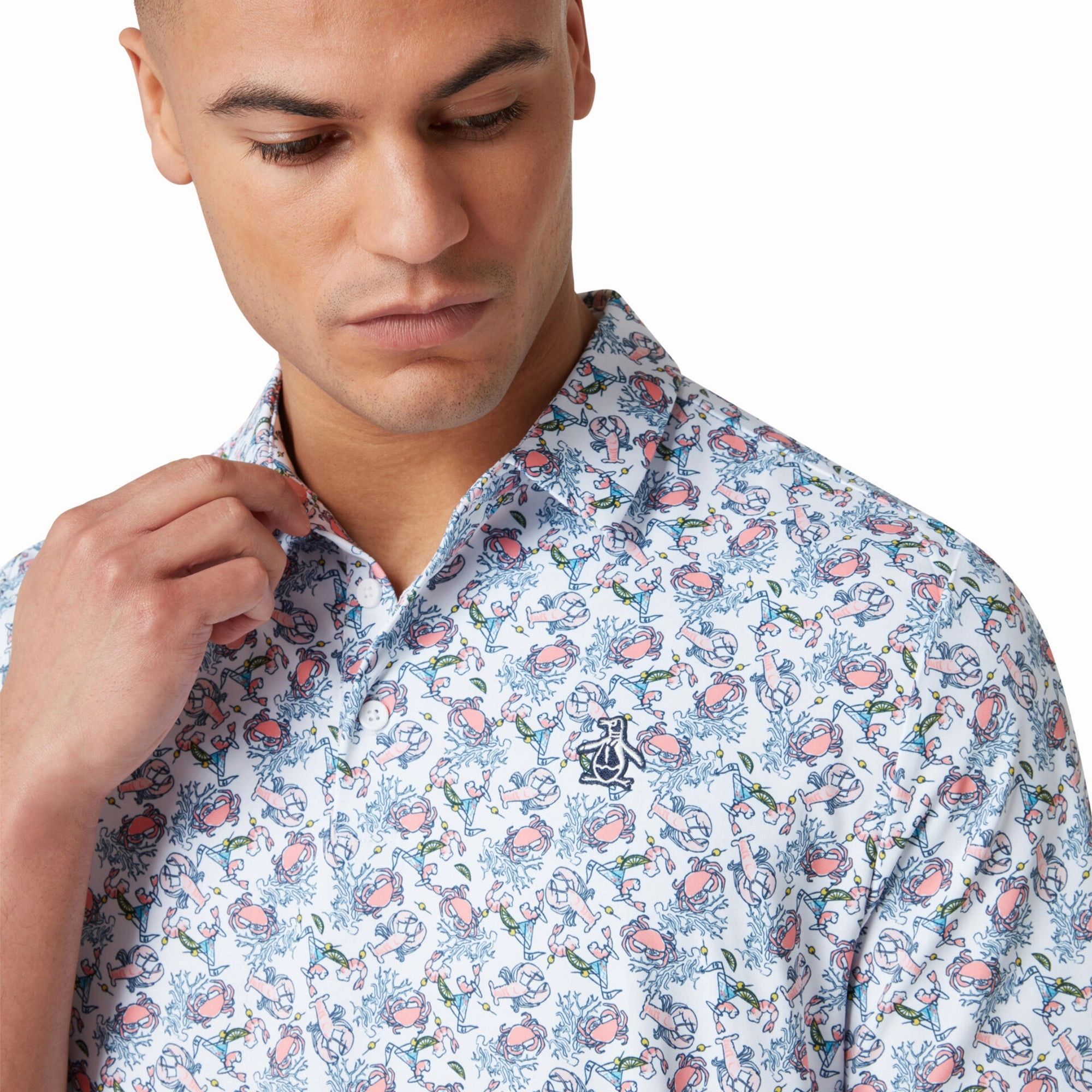 Original Penguin Golf Ocean Caddy Polo Shirt