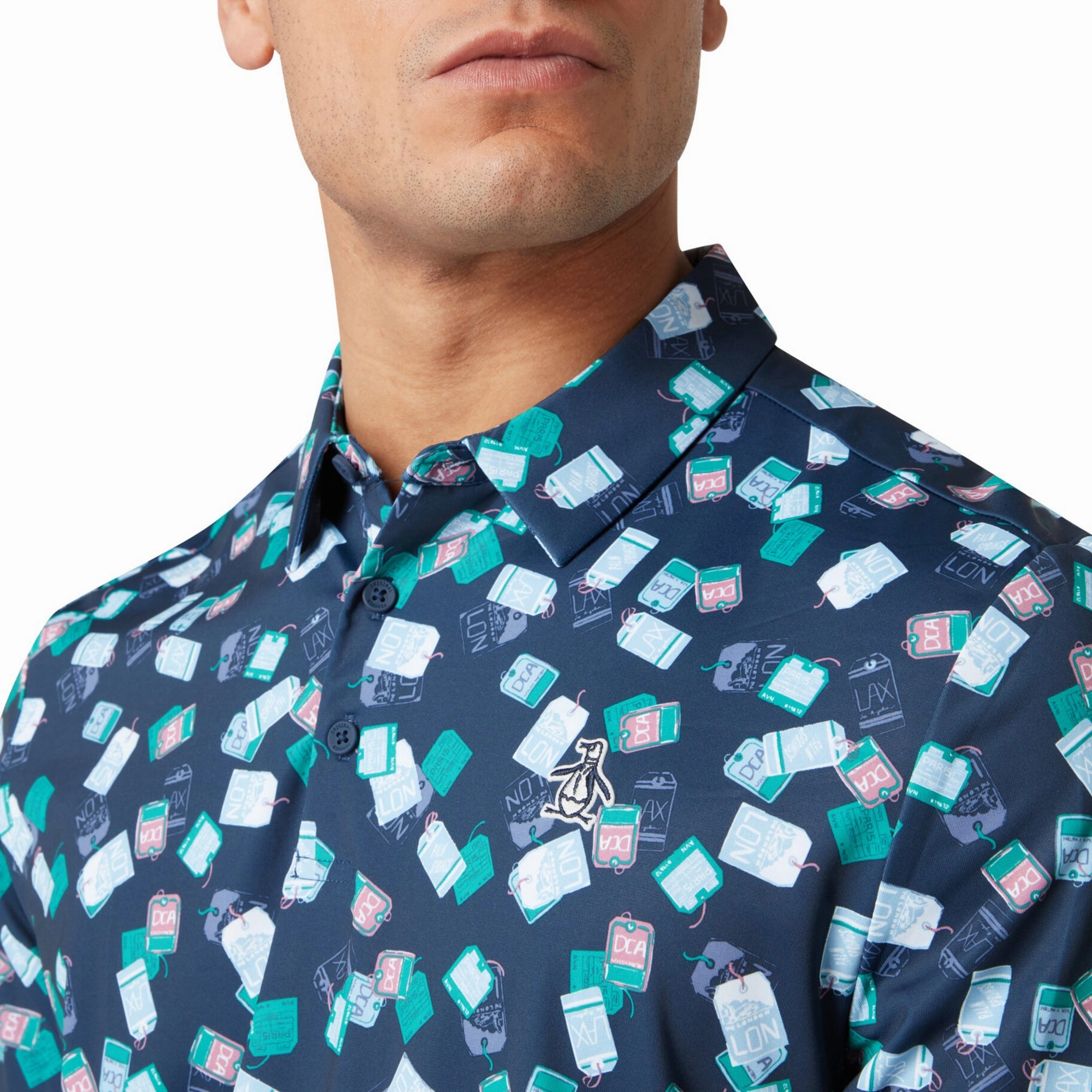 Original Penguin Golf Travel Tag Polo Shirt