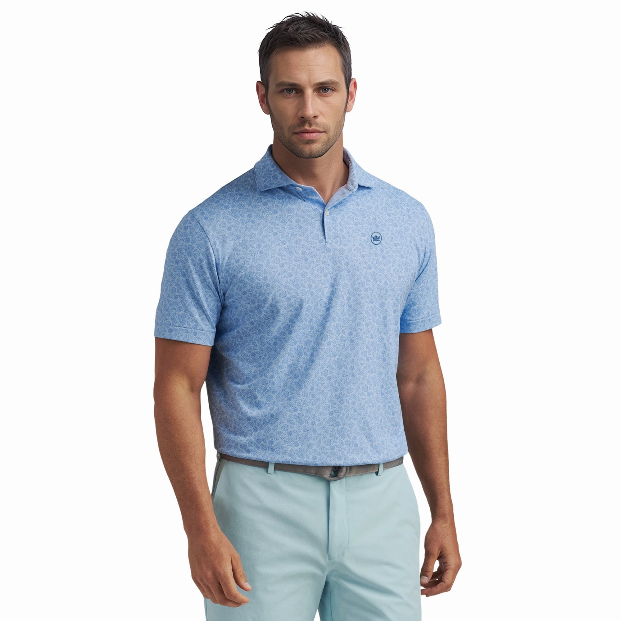 Peter Millar Botanical Performance Jersey Shirt