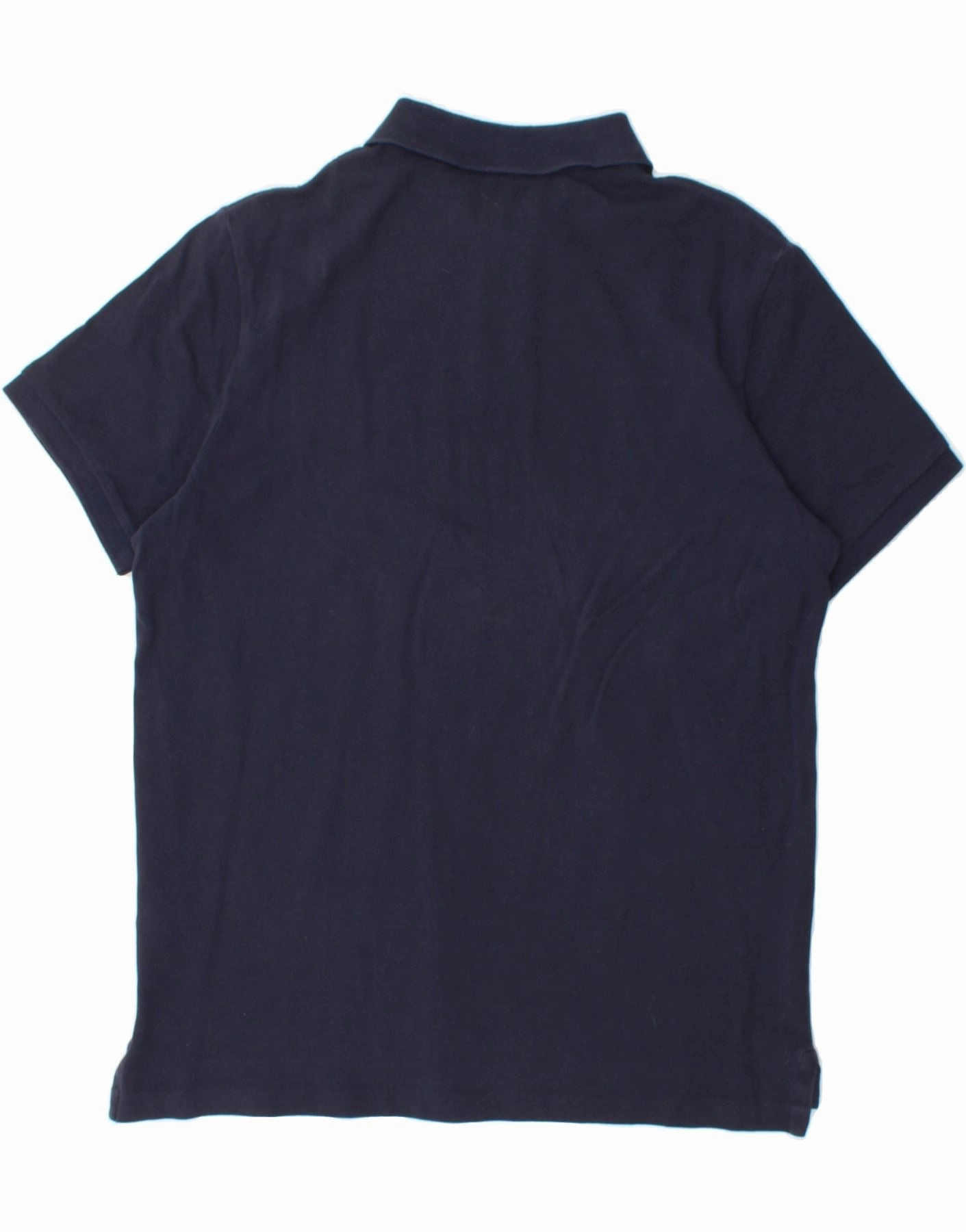 POLO RALPH LAUREN Mens Classic Fit Polo Shirt Medium Navy Blue Cotton