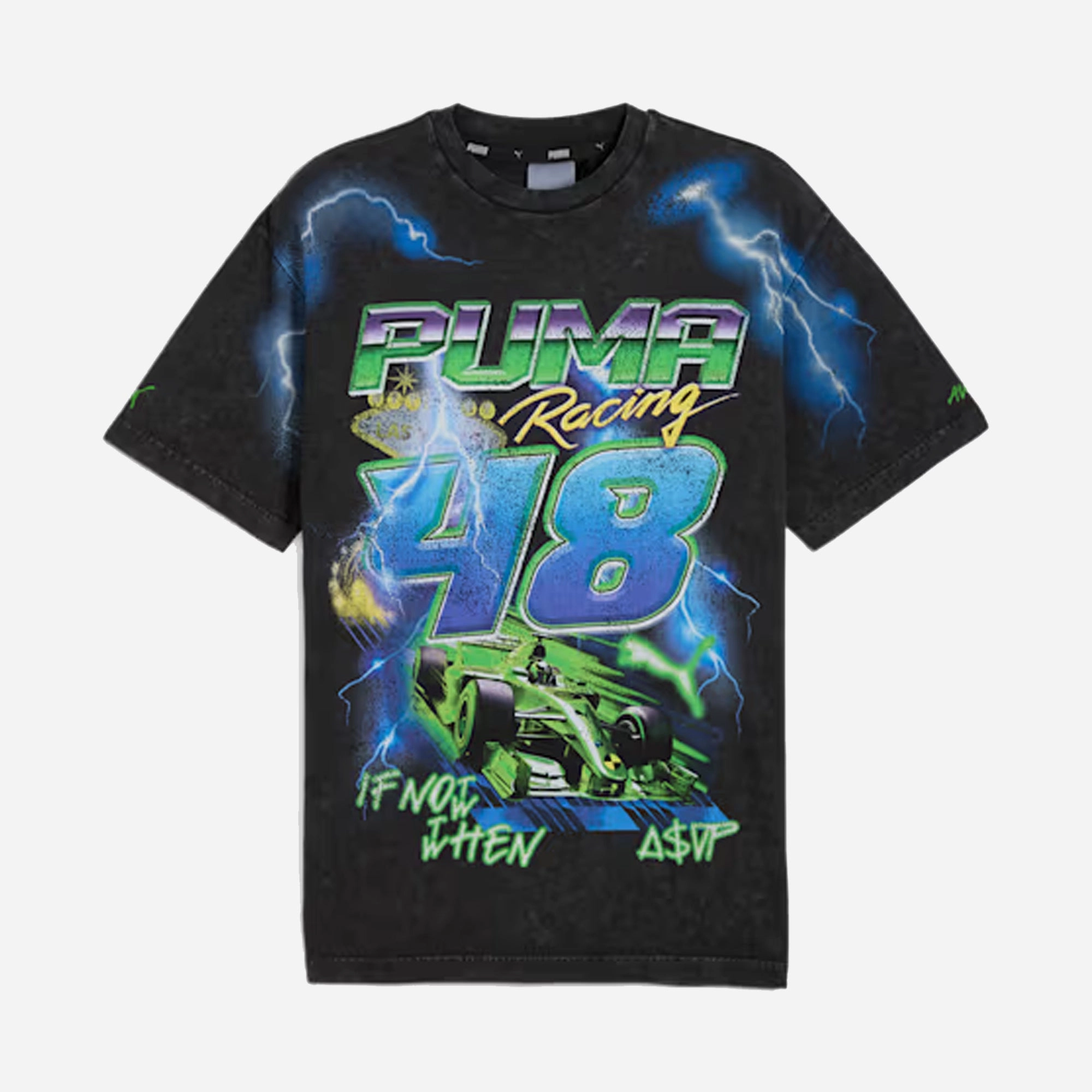 PUMA |X A$AP ROCKY BOLT TEE { PUMA BLACK