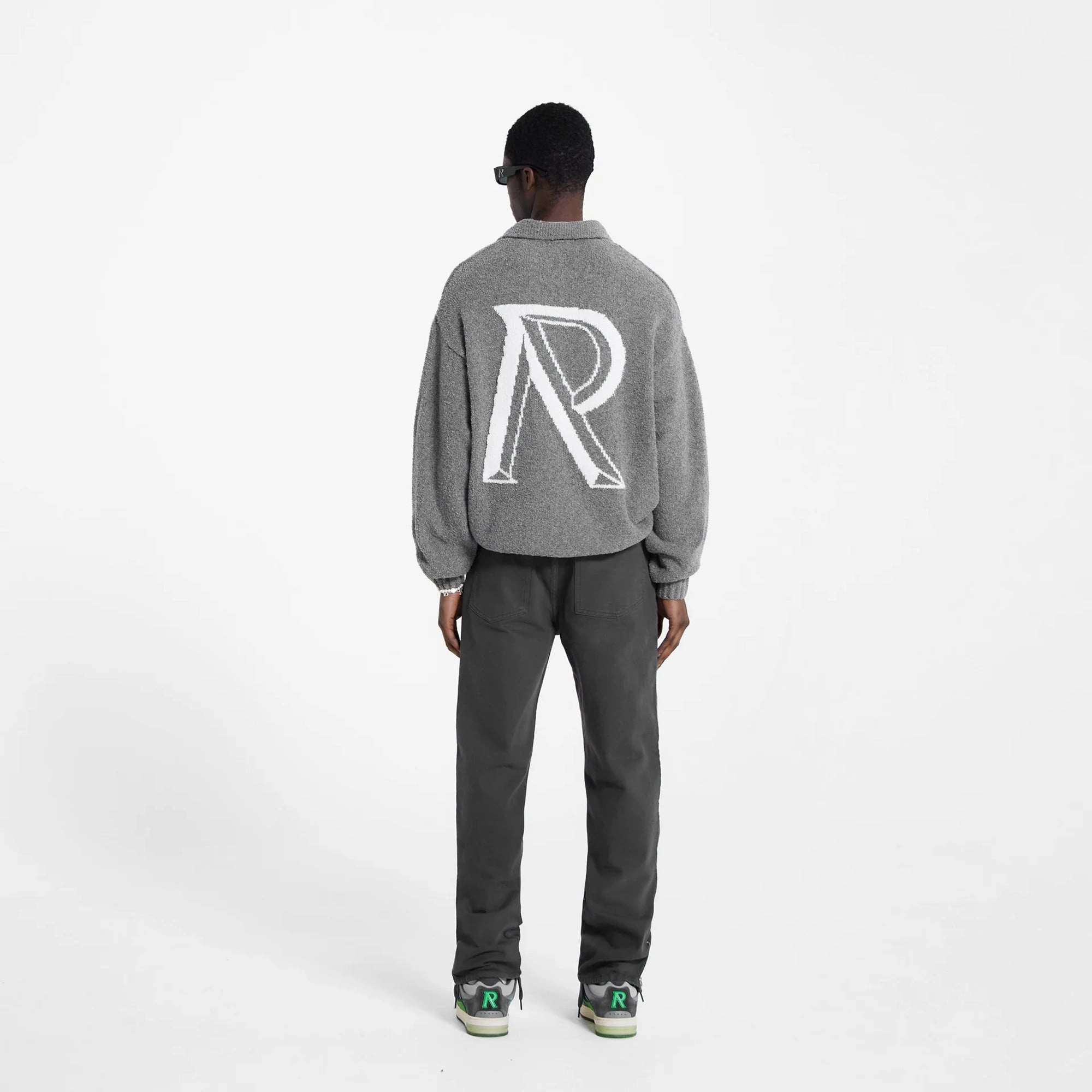 Represent | INITIAL BOUCLE POLO  { GREY