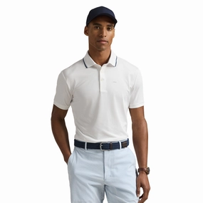 RLX Ralph Lauren Collar Trim Detail Pique Polo Shirt