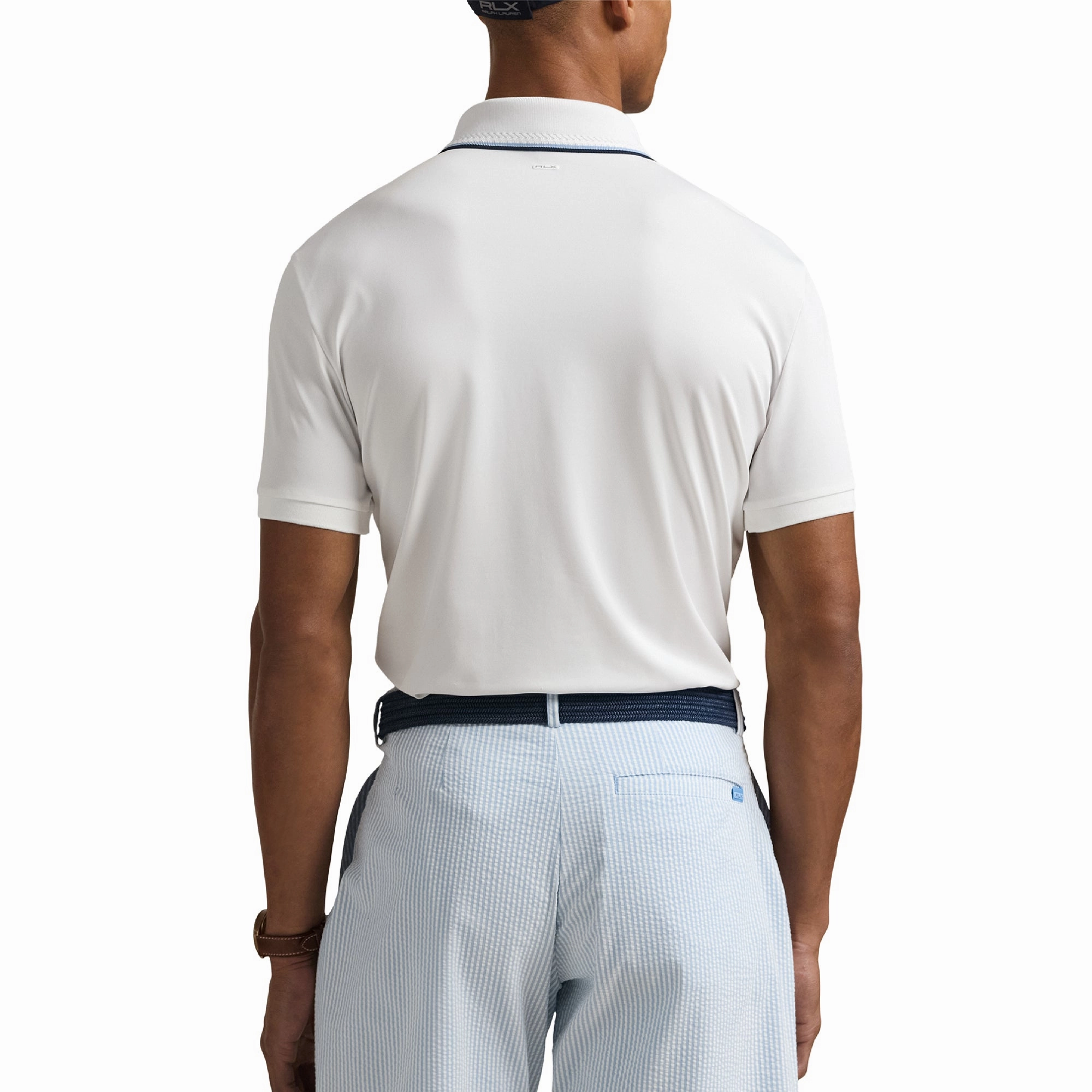 RLX Ralph Lauren Collar Trim Detail Pique Polo Shirt
