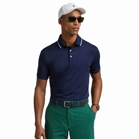 RLX Ralph Lauren Collar Trim Detail Pique Polo Shirt