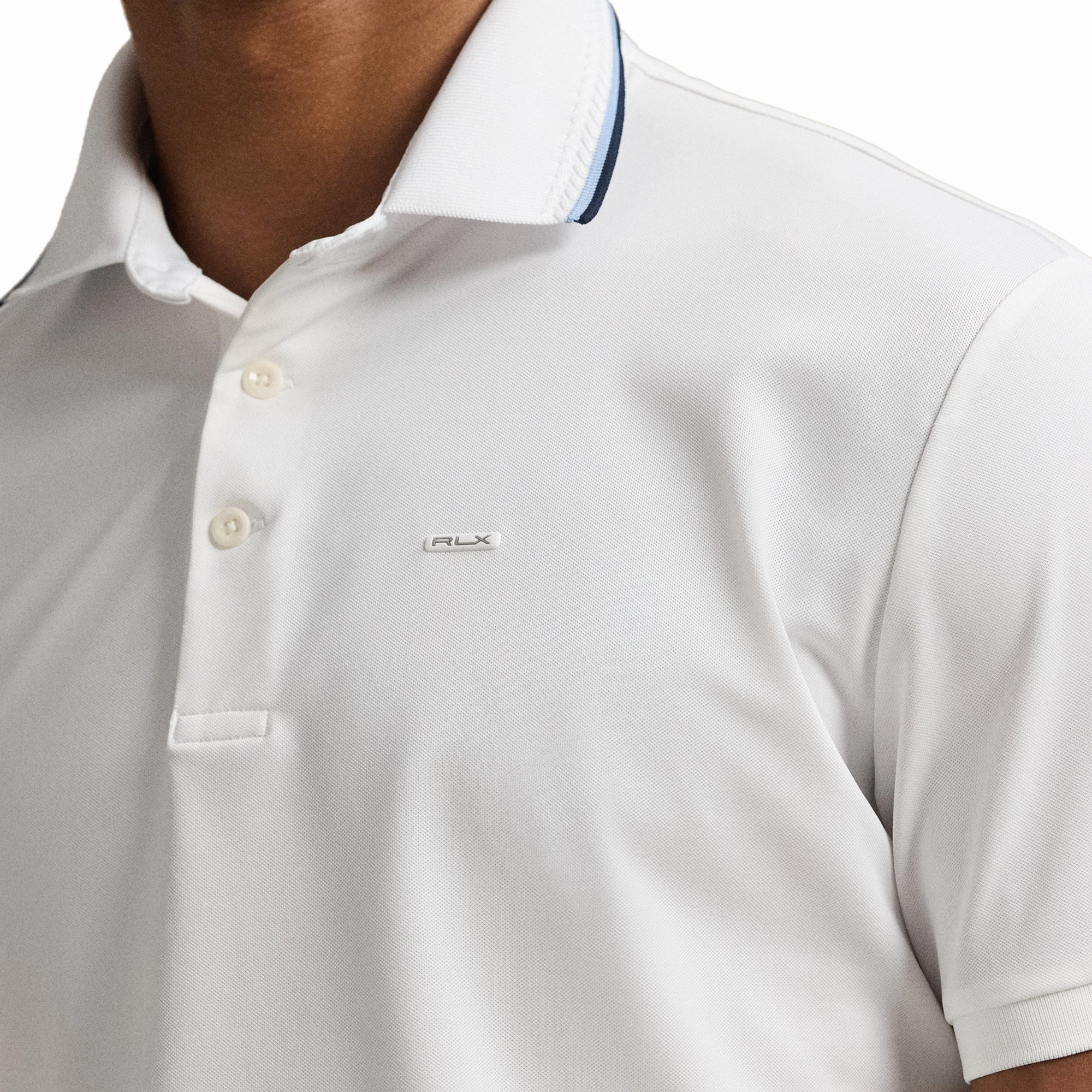 RLX Ralph Lauren Collar Trim Detail Pique Polo Shirt