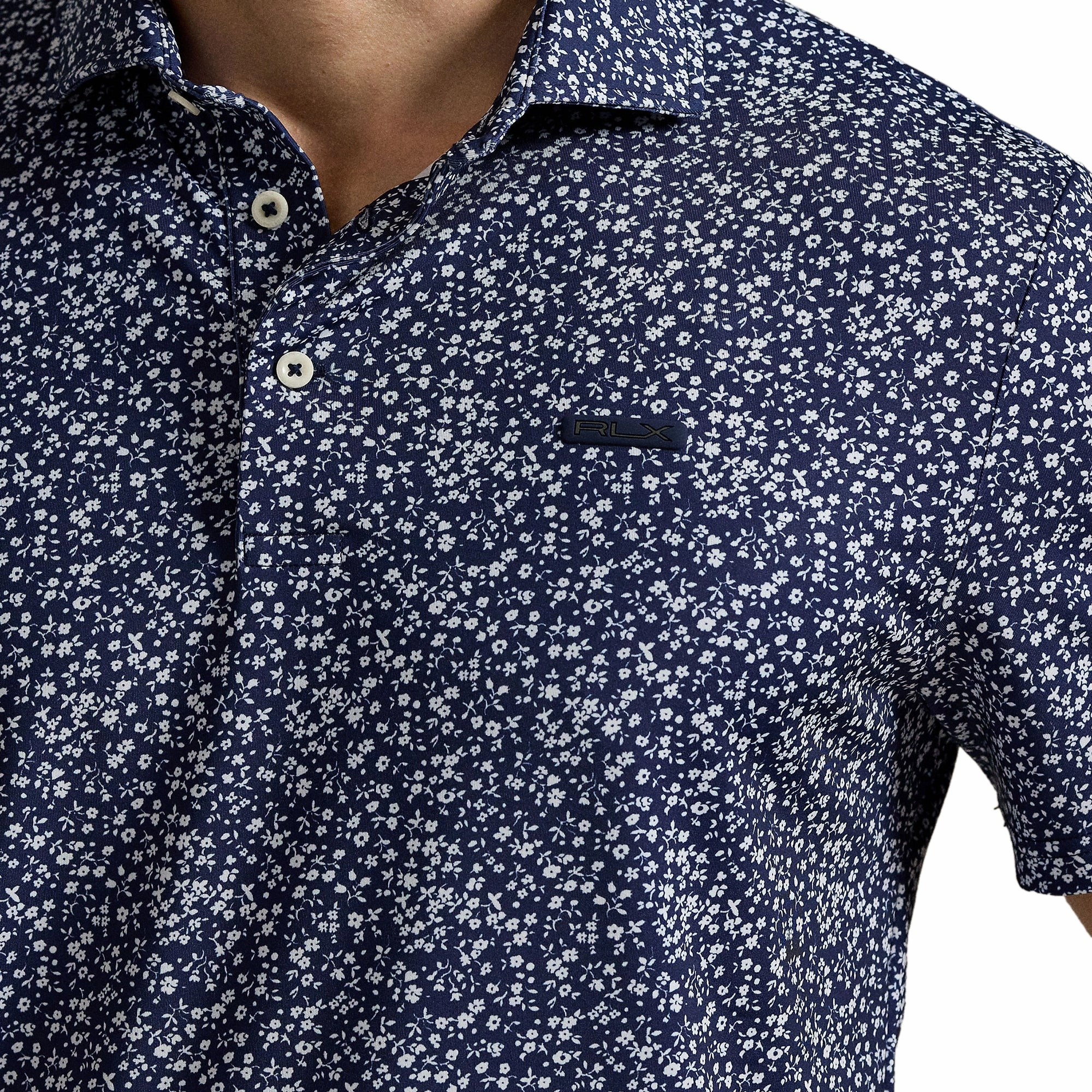 RLX Ralph Lauren Micro Toss Floral Polo Shirt