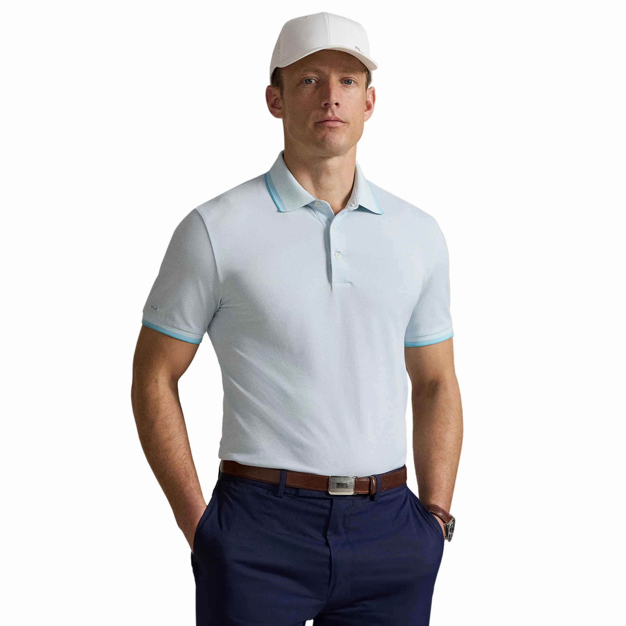 RLX Ralph Lauren Pique Tipped Polo Shirt