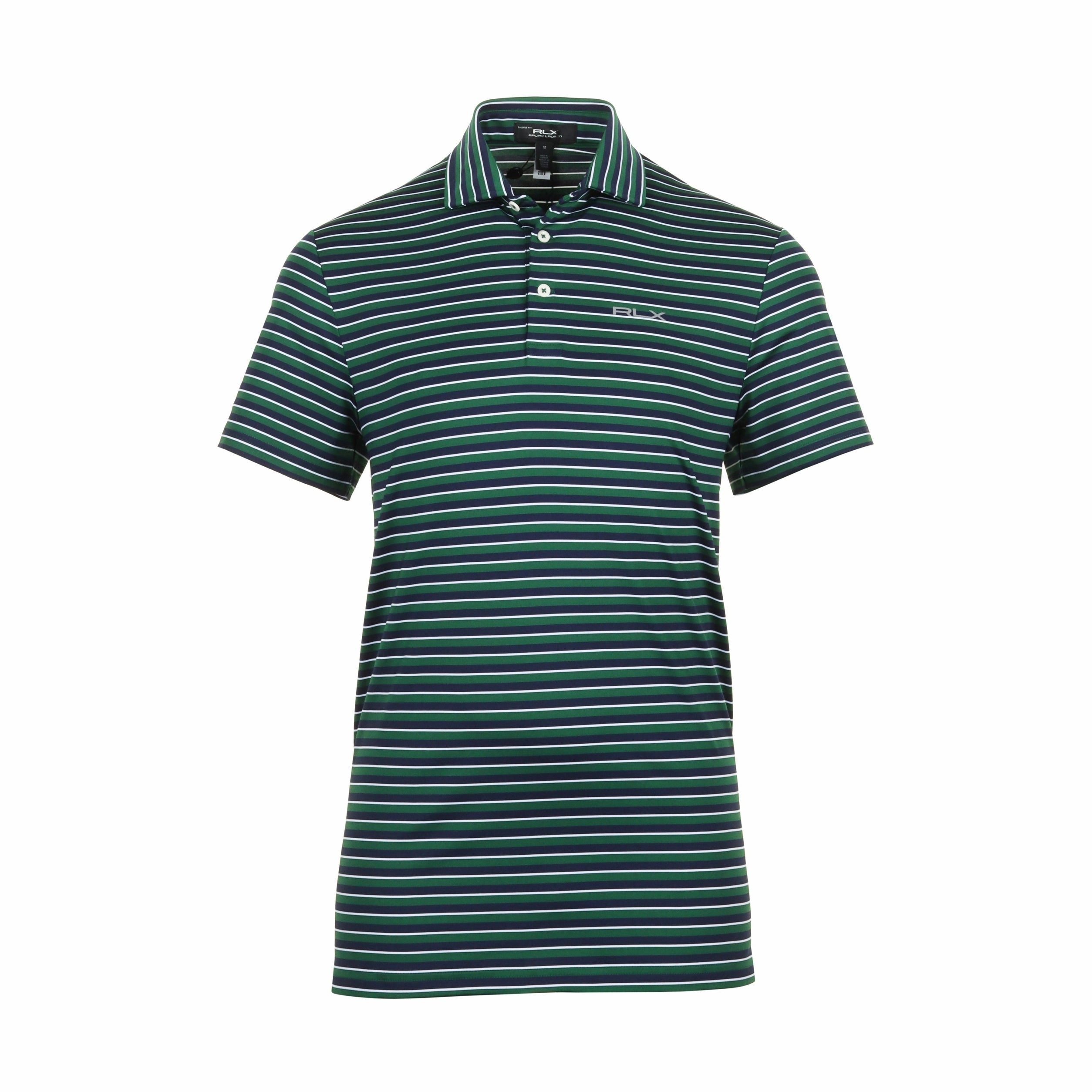 RLX Ralph Lauren Stripe Print Polo Shirt