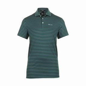 RLX Ralph Lauren Stripe Print Polo Shirt