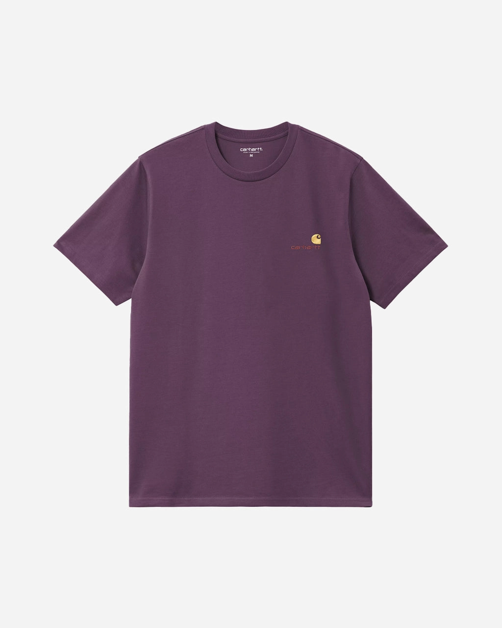 S/S American Script T-Shirt Huckleberry