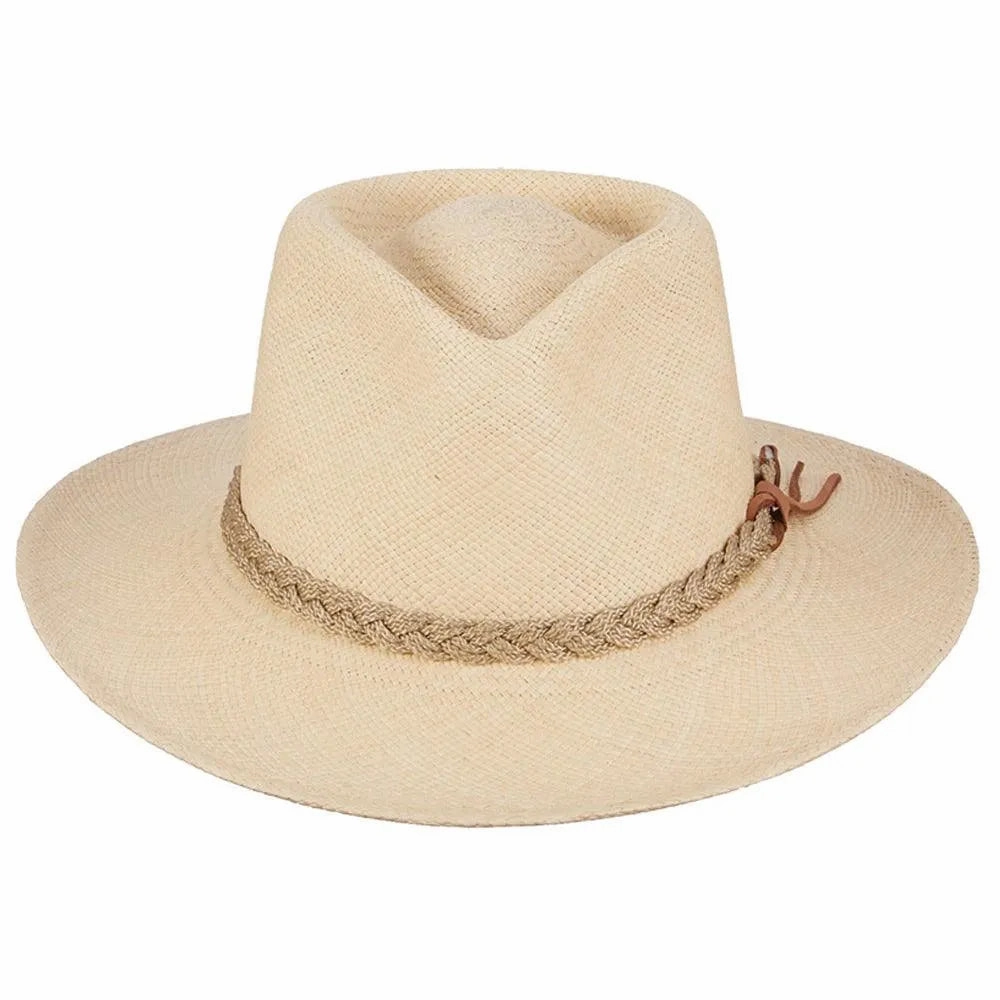 Scala Taos - Panama Straw Fedora Hat