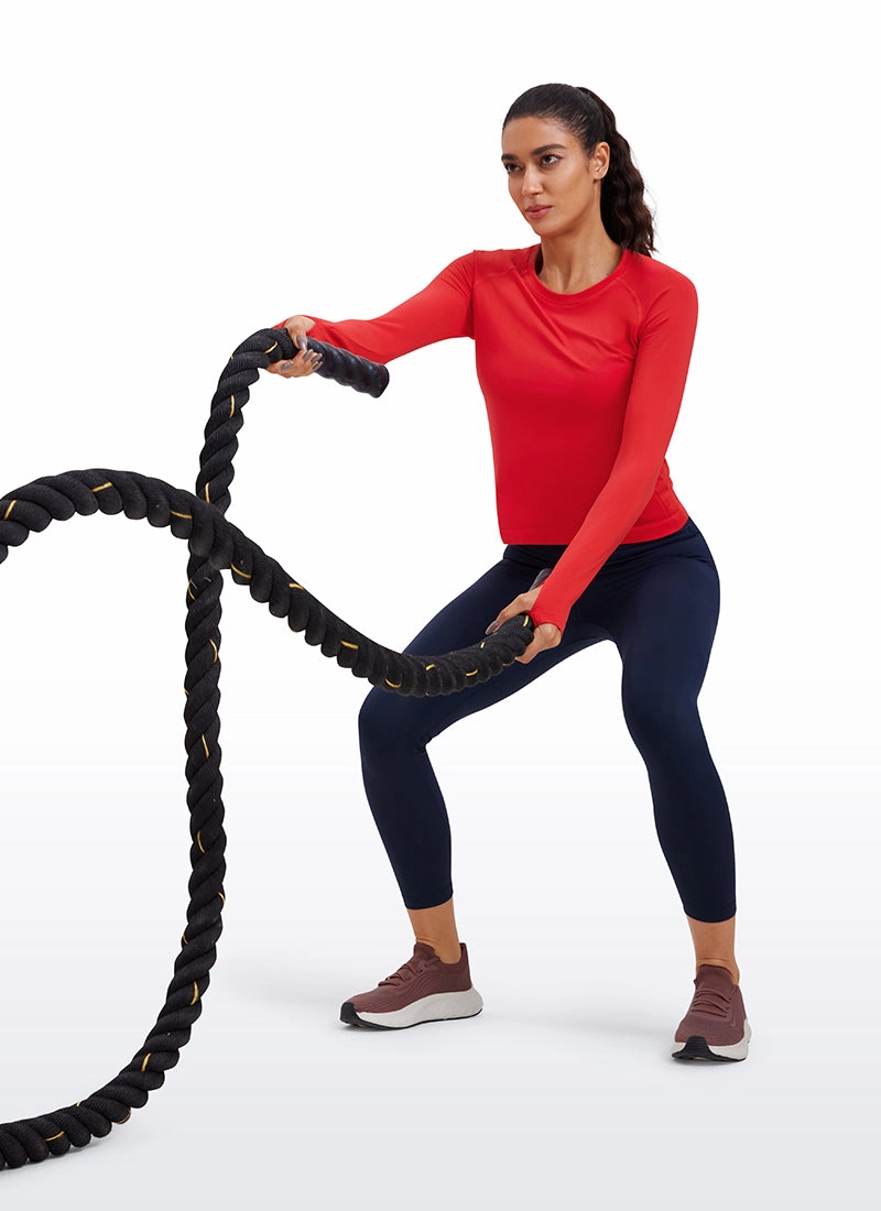 Seamless Long Sleeves with Thumbholes Shirts