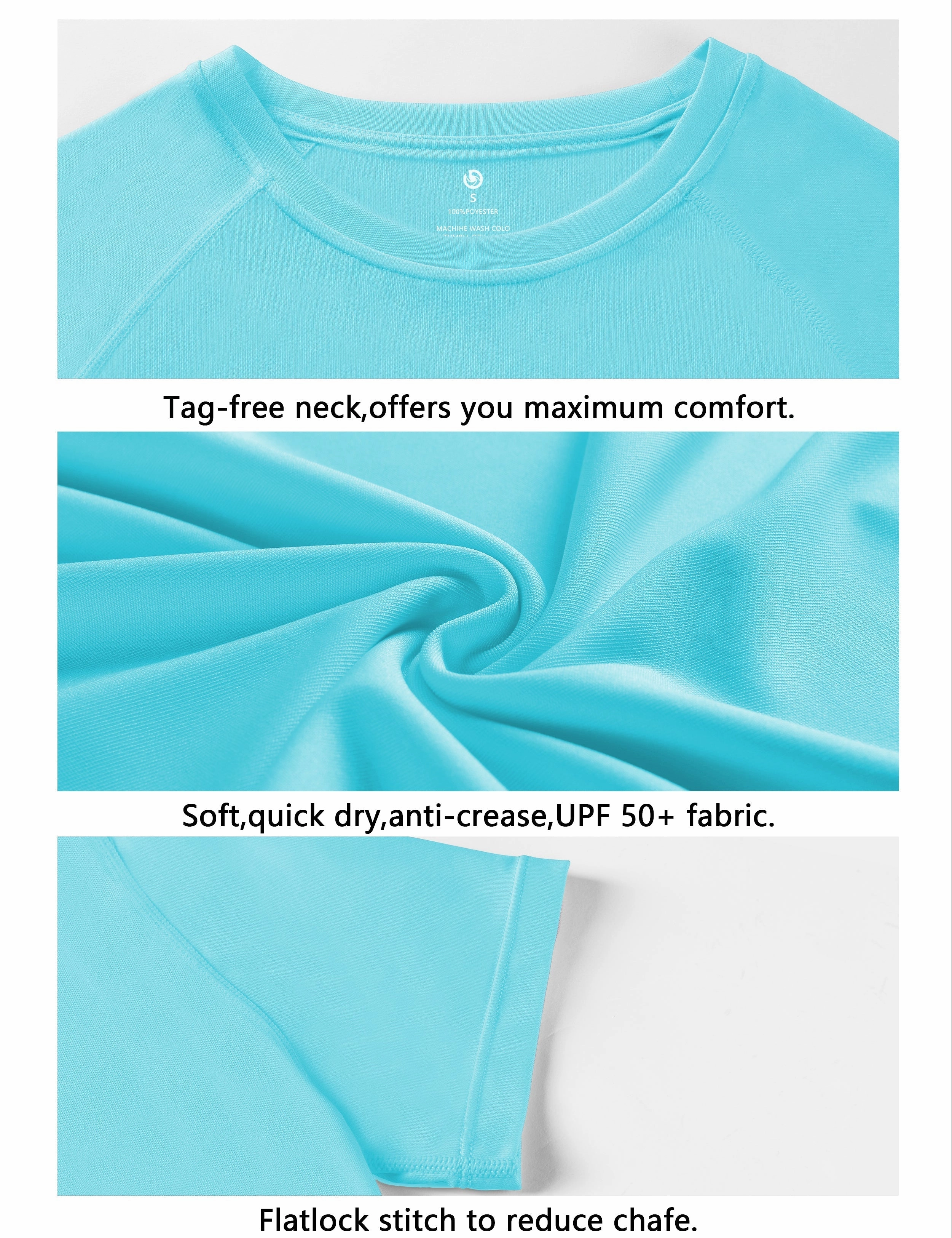 Short Sleeve Athletic Shirts blue_Tall Size