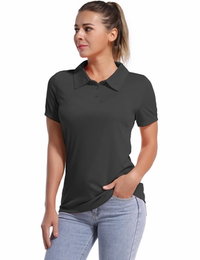 Short Sleeve Slim Fit Polo Shirt shadowcharcoal_Plus Size