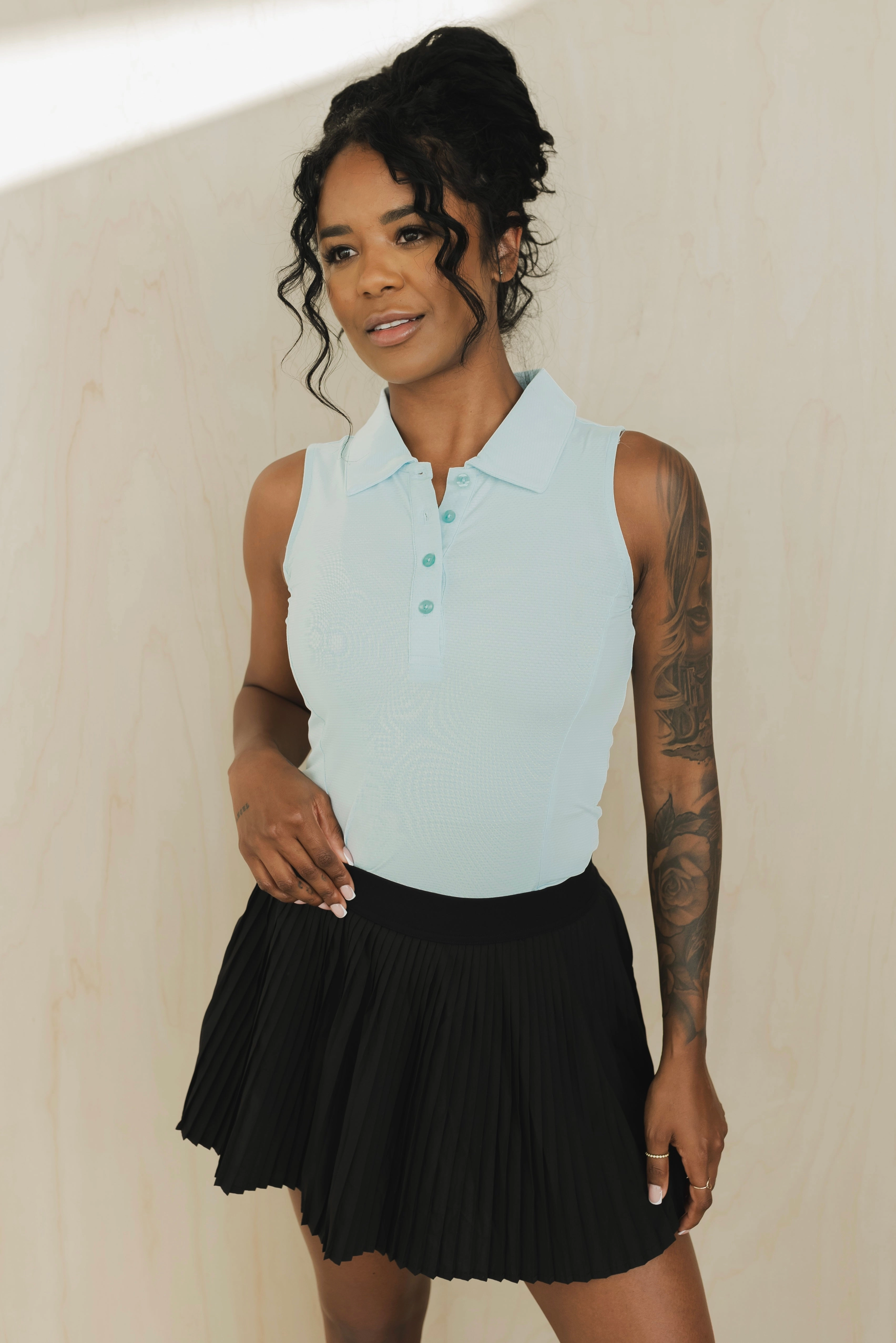 Sleeveless Polo Shirt