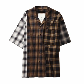 Song For The Mute Button Up Gym Shirt Multi 251_MSH071_OMBRMLT