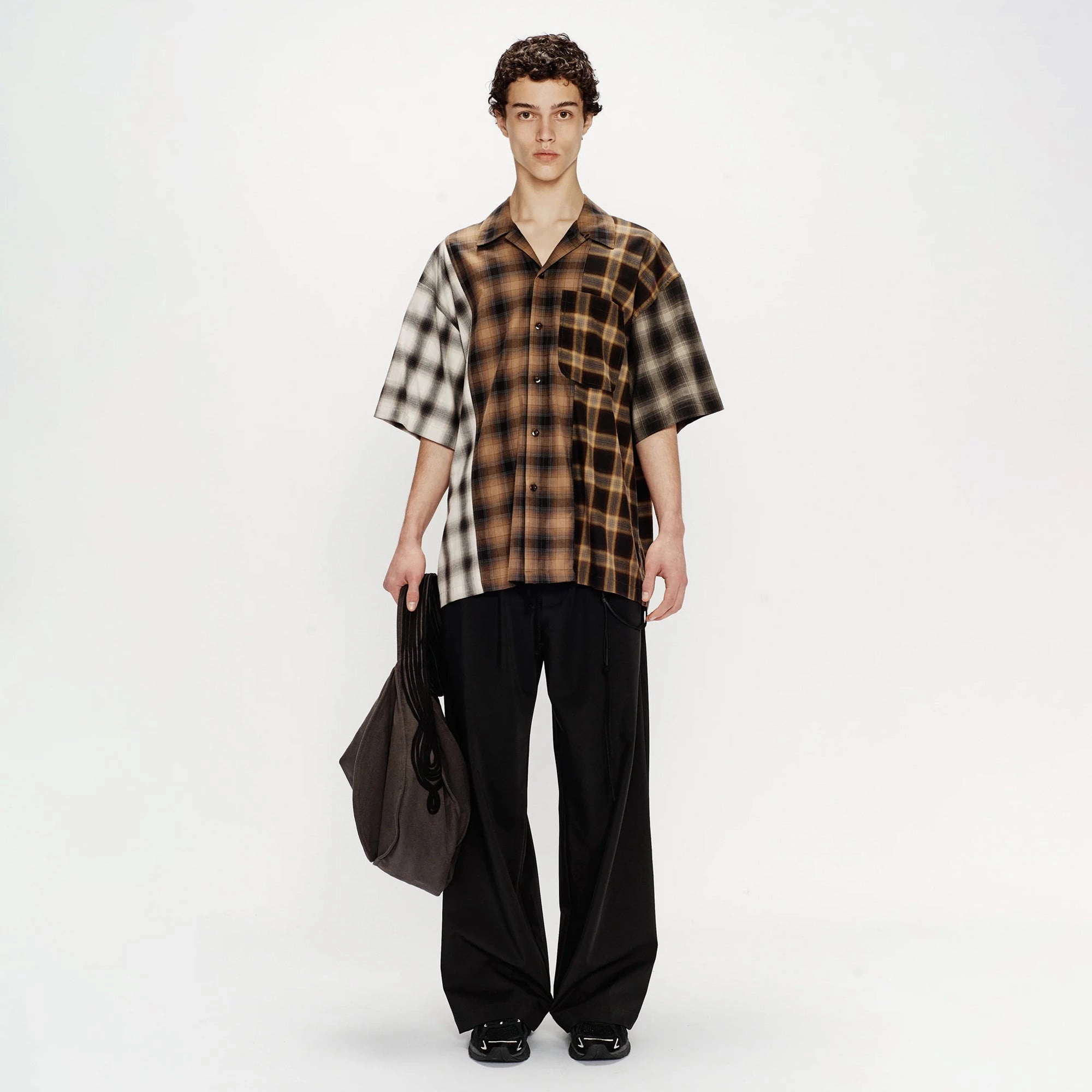 Song For The Mute Button Up Gym Shirt Multi 251_MSH071_OMBRMLT