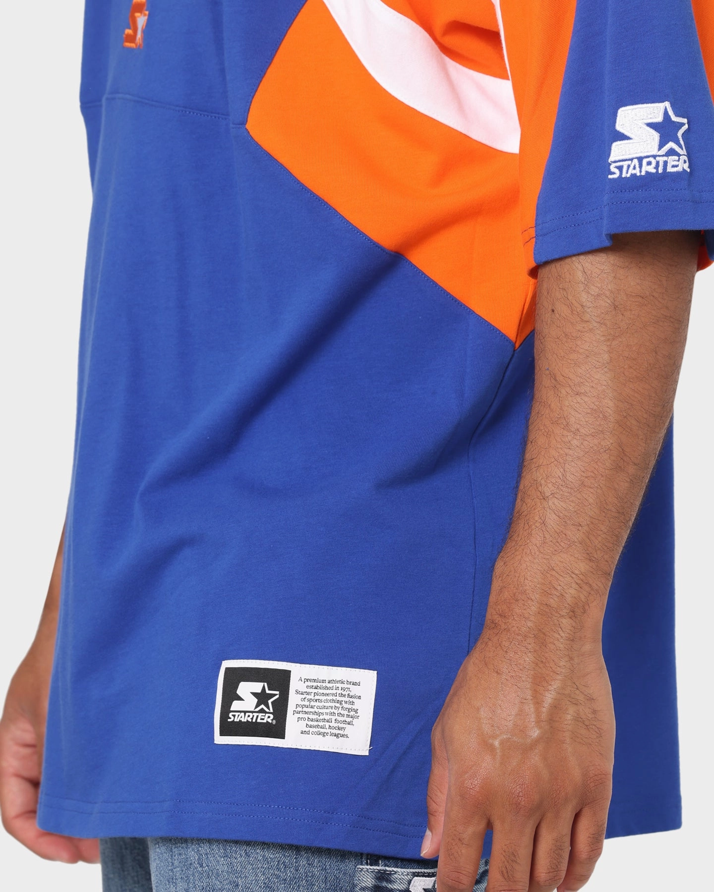 Starter Sideline Short Sleeve Polo Shirt Blue