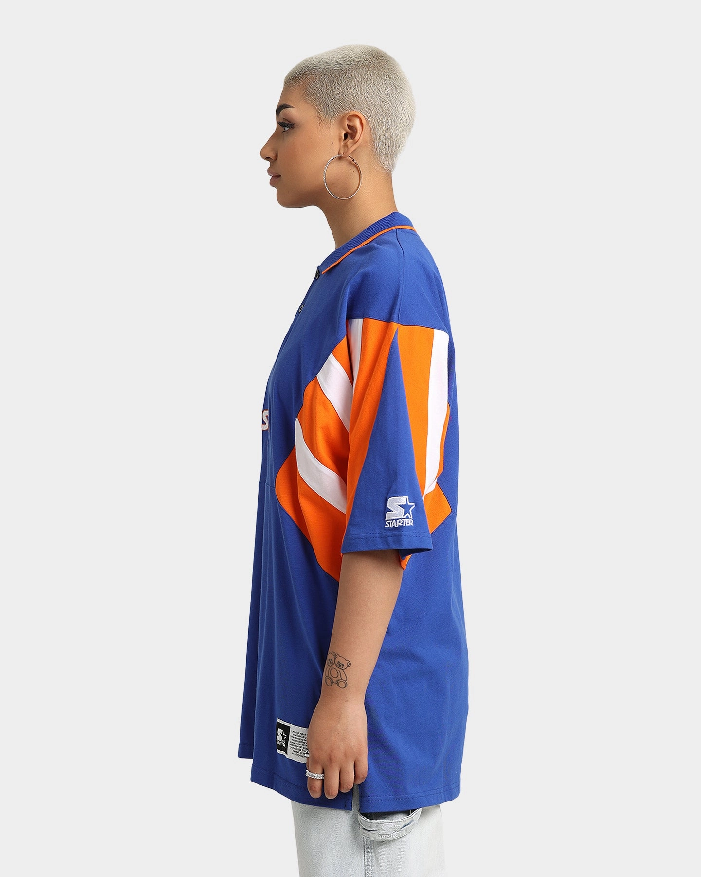 Starter Sideline Short Sleeve Polo Shirt Blue