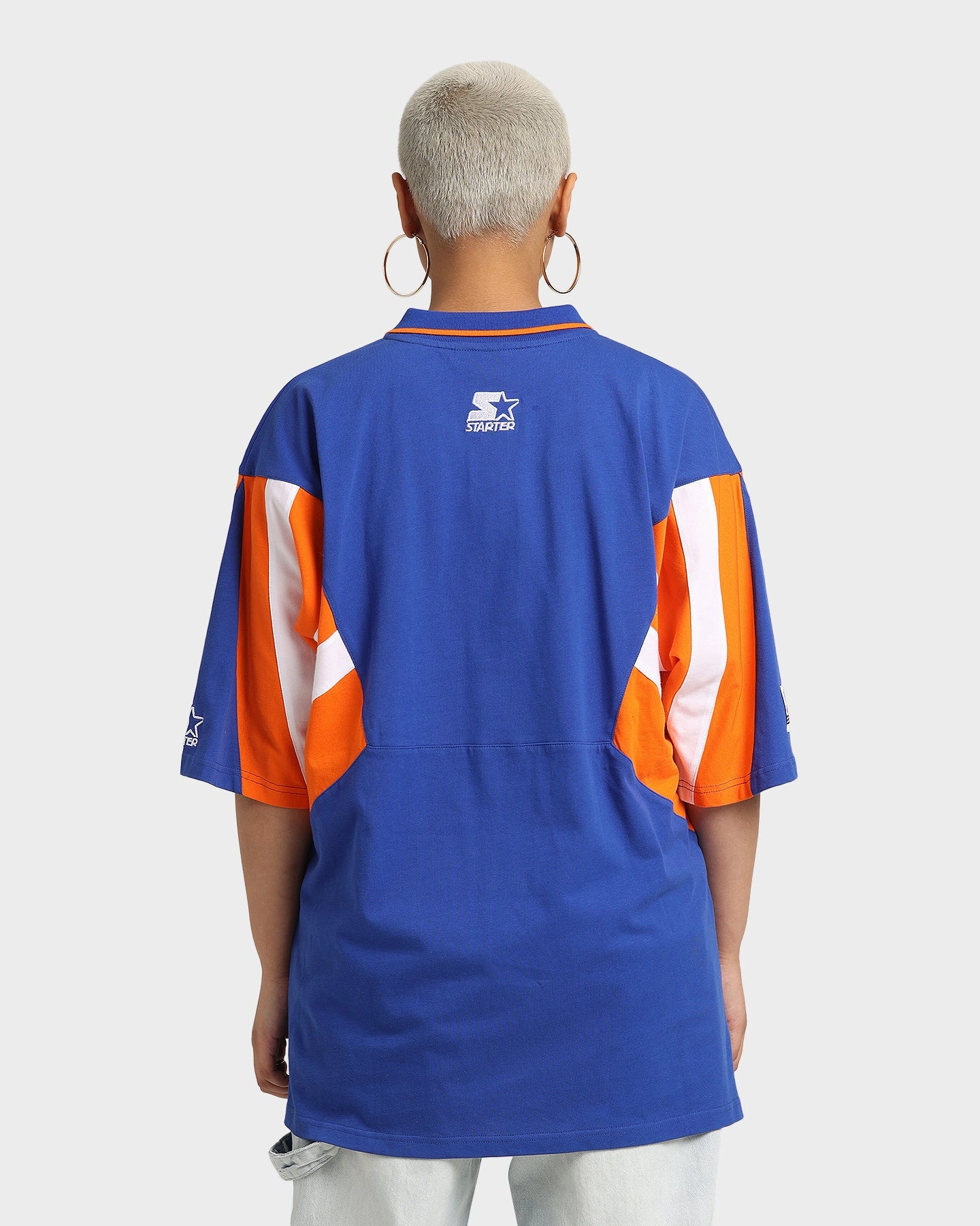 Starter Sideline Short Sleeve Polo Shirt Blue