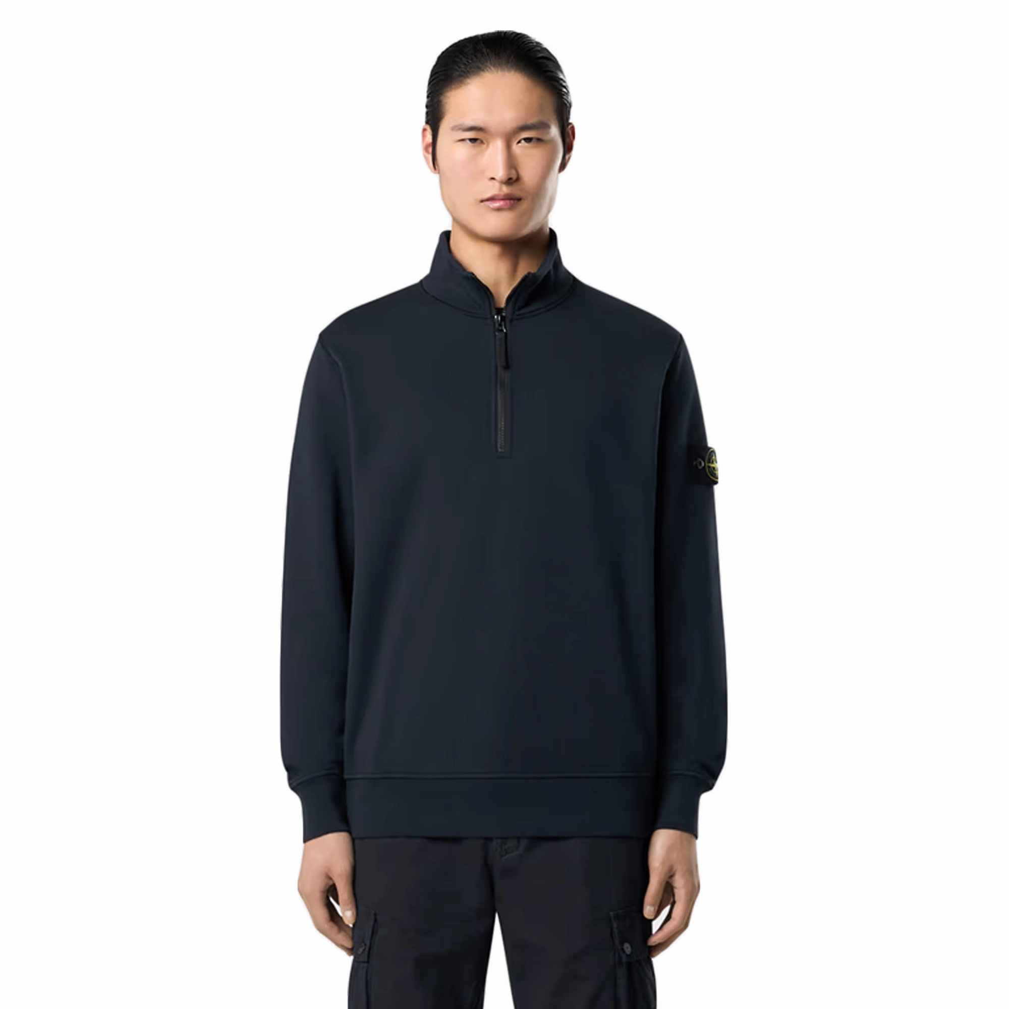 Stone Island Long Sleeve Polo Navy Blue K1S156100619