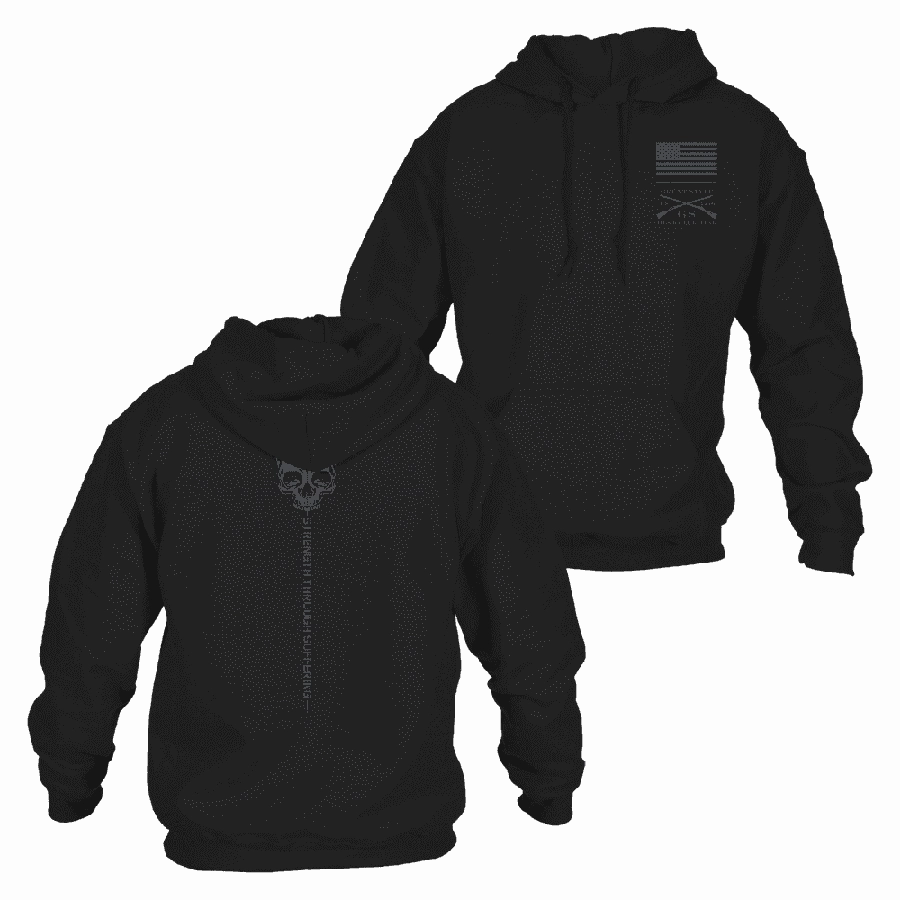 Strength Through Suffering Hoodie - Black