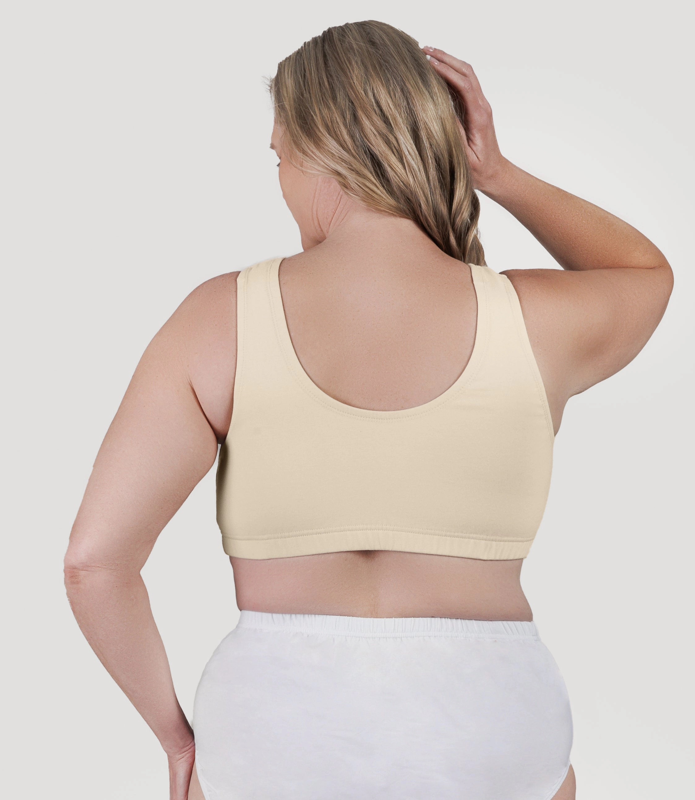 Stretch Naturals Scoop Neck Bra Top Classic Colors