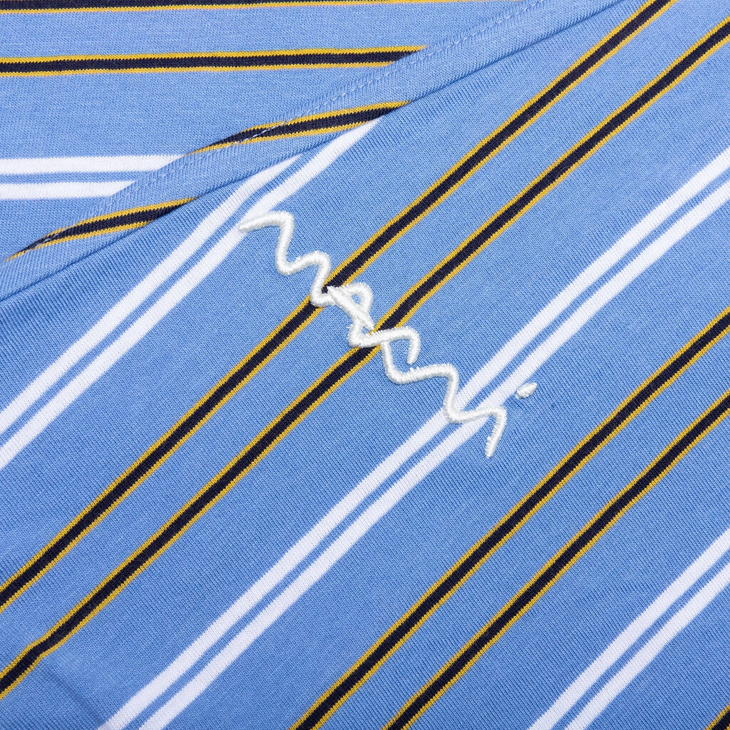 Striped Long Sleeve T-Shirt - Periwinkle