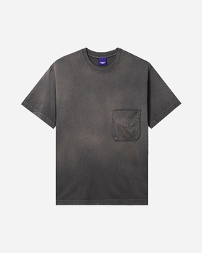Sun Bleached Pocket Tee Caviar
