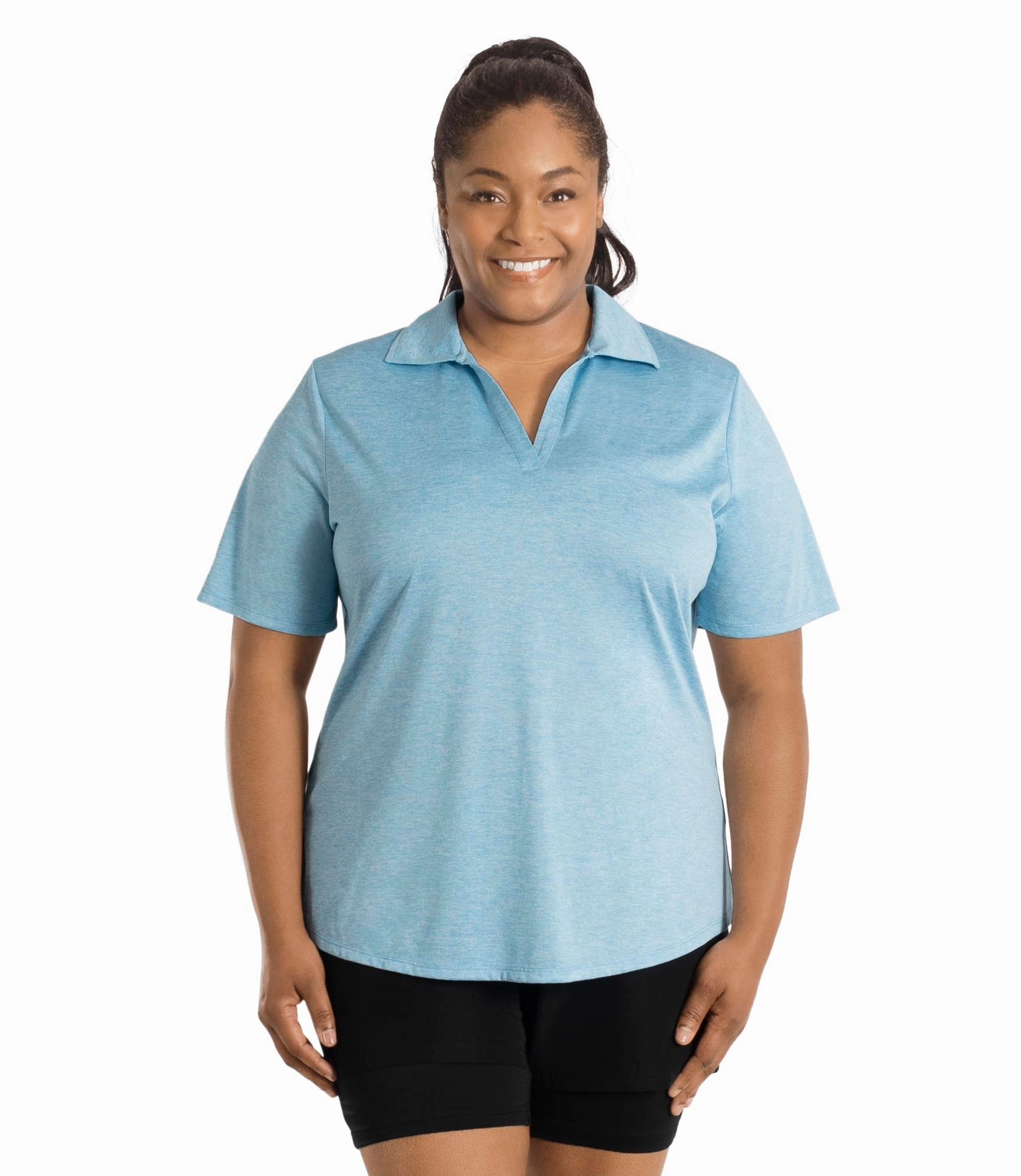 SunLite Johnny Collar Top - FINAL SALE