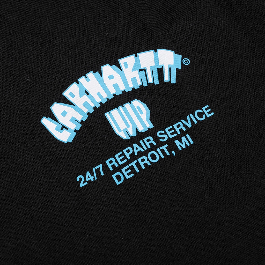 Super Tired S/S T-Shirt - Black