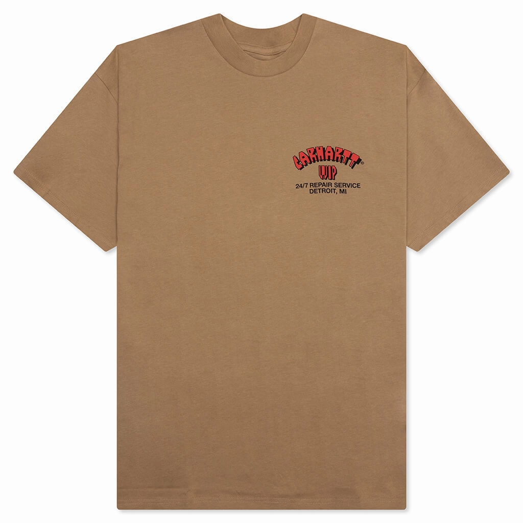 Super Tired S/S T-Shirt - Peanut